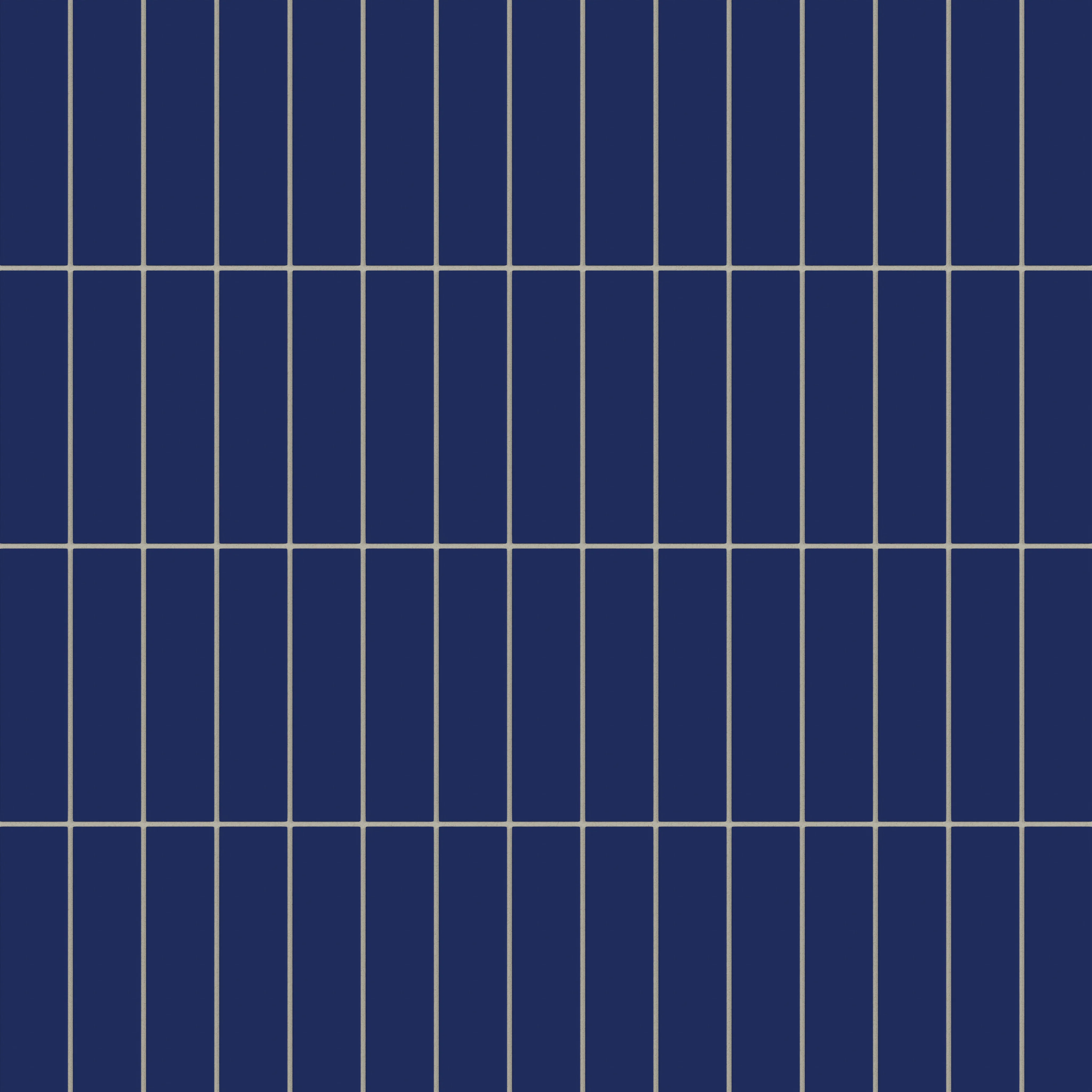 2x8 Natural Press Ceramic Tile in Ultramarine Matte - Rockland Interiors Inc.