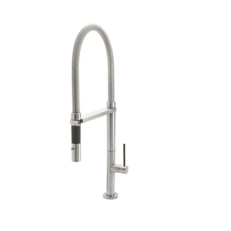 Kitchen Faucet Poetto Culinary 1 BST Lever ADA Bella Terra Bronze Pull-Out Swivel 1 Hole 1.8 Gallons per Minute - Rockland Interiors Inc.