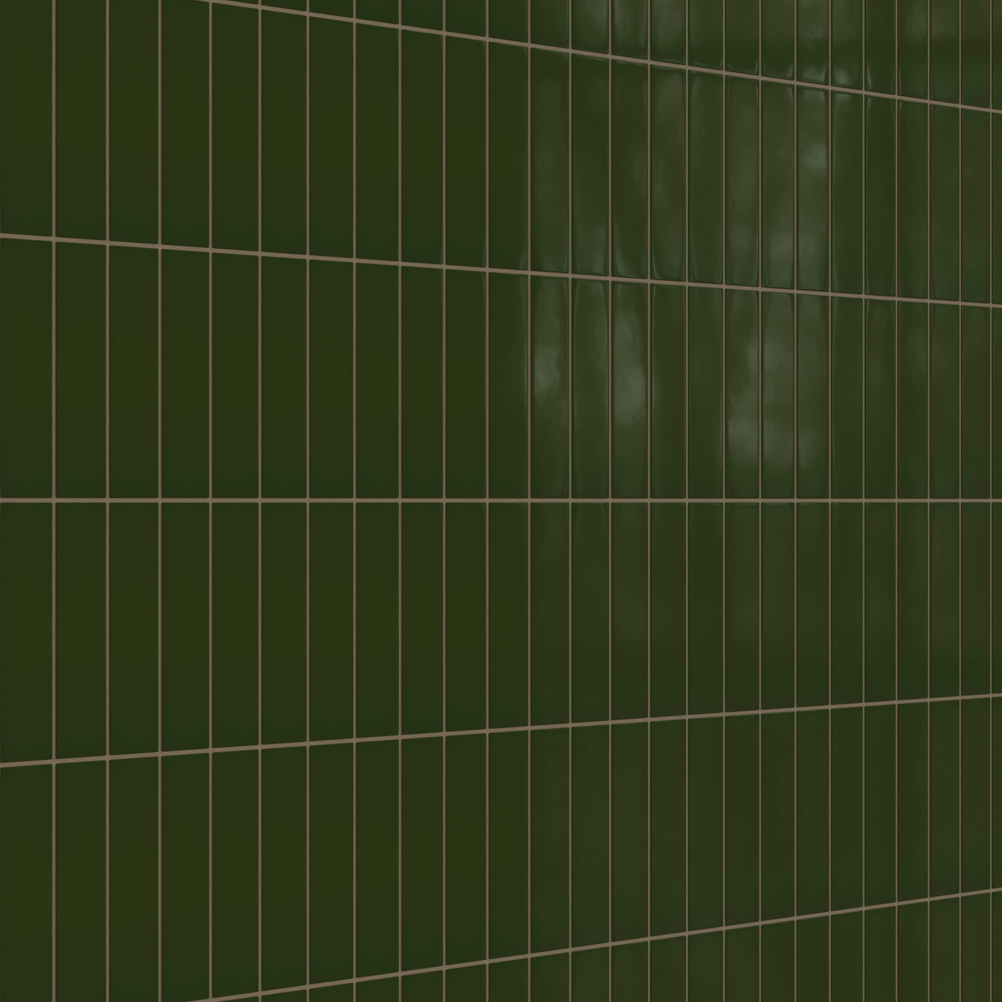 2x8 Natural Press Ceramic Tile in Green Apatite Gloss - Rockland Interiors Inc.