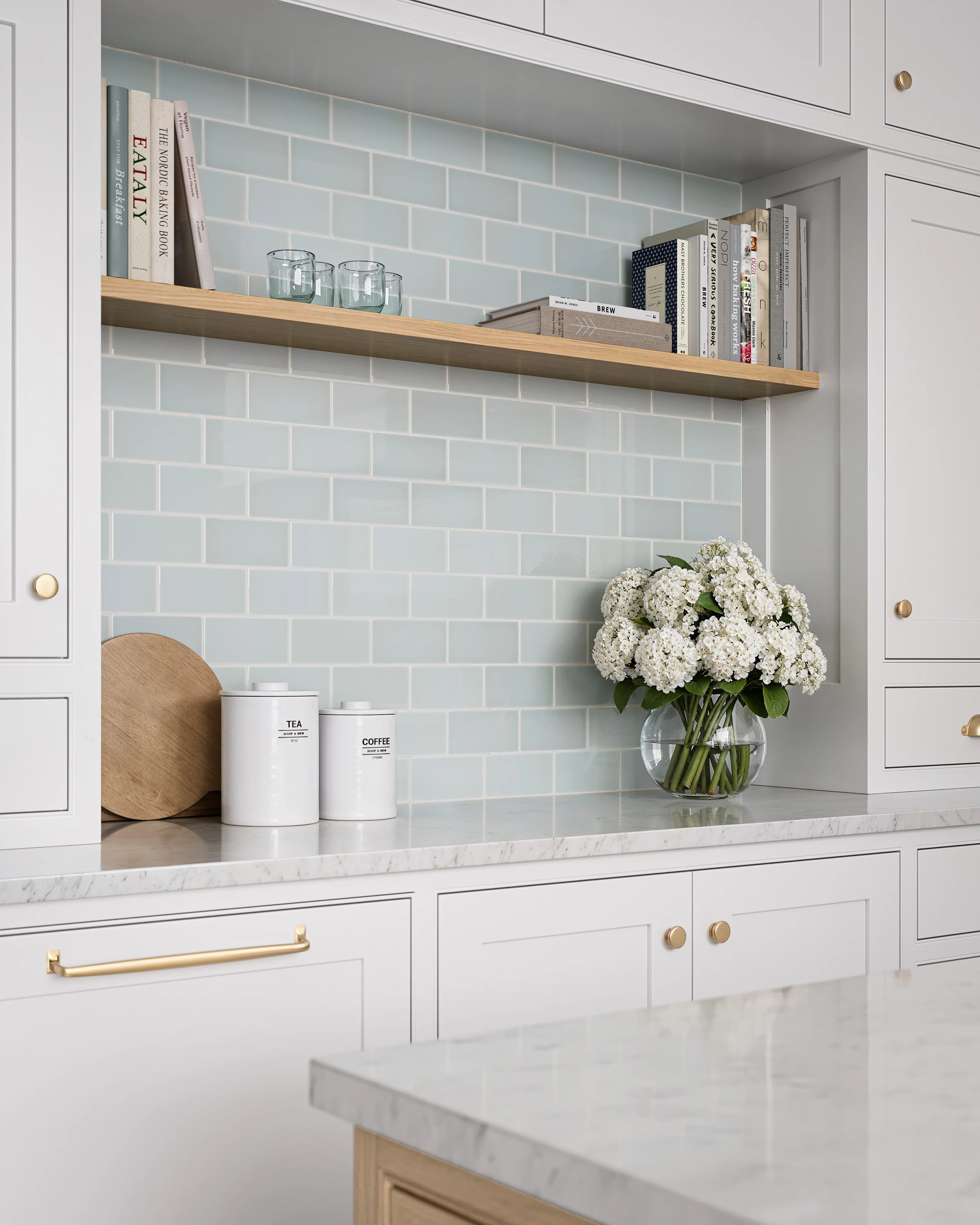 3x6 Natural Press Ceramic Tile in Alberta Blue Gloss - Rockland Interiors Inc.