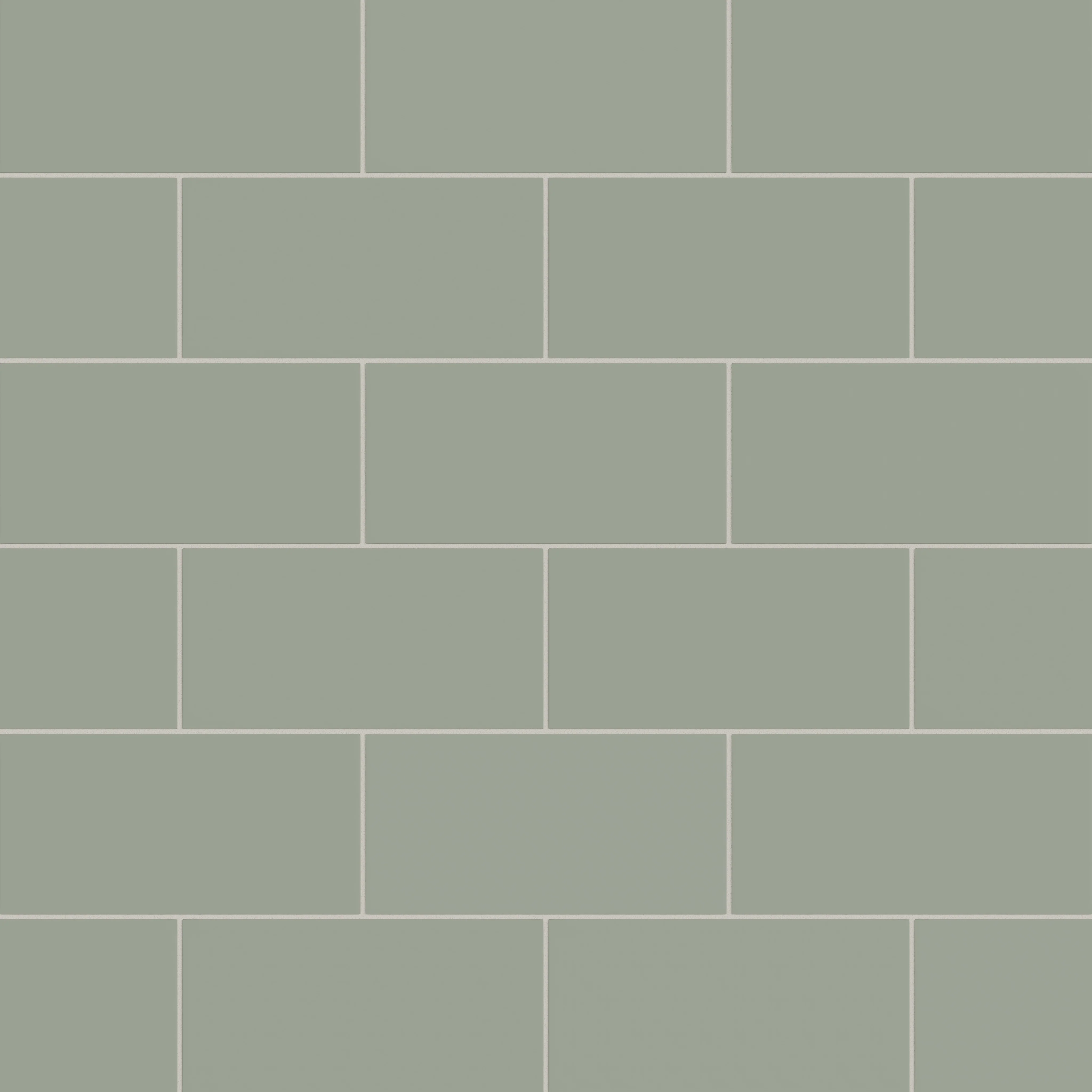 6x12 Natural Press Ceramic Tile in Terre Verte Matte - Rockland Interiors Inc.