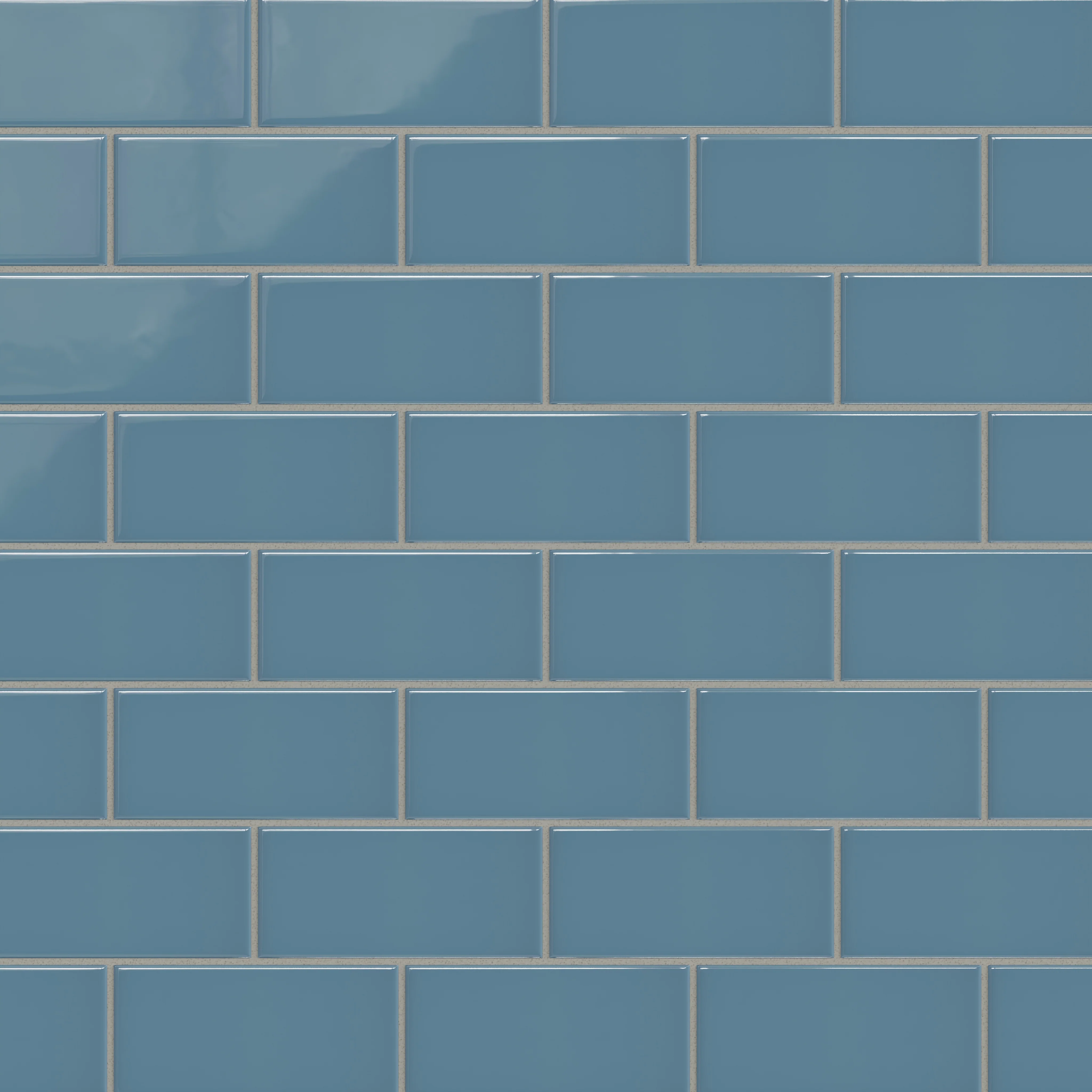 3x6 Natural Press Ceramic Tile in Azurite Gloss - Rockland Interiors Inc.