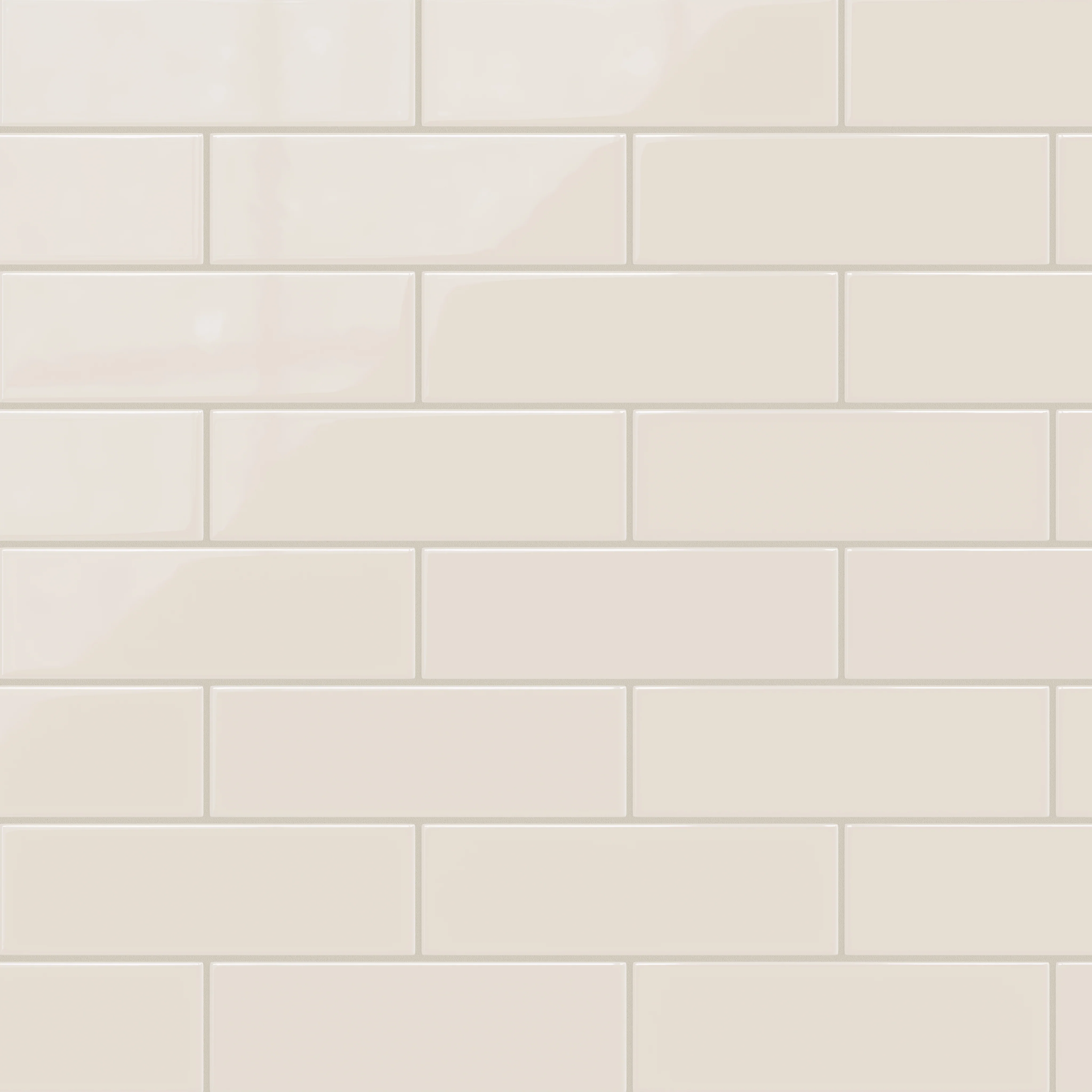 3x9 Natural Press Ceramic Tile in Pearl Gloss - Rockland Interiors Inc.