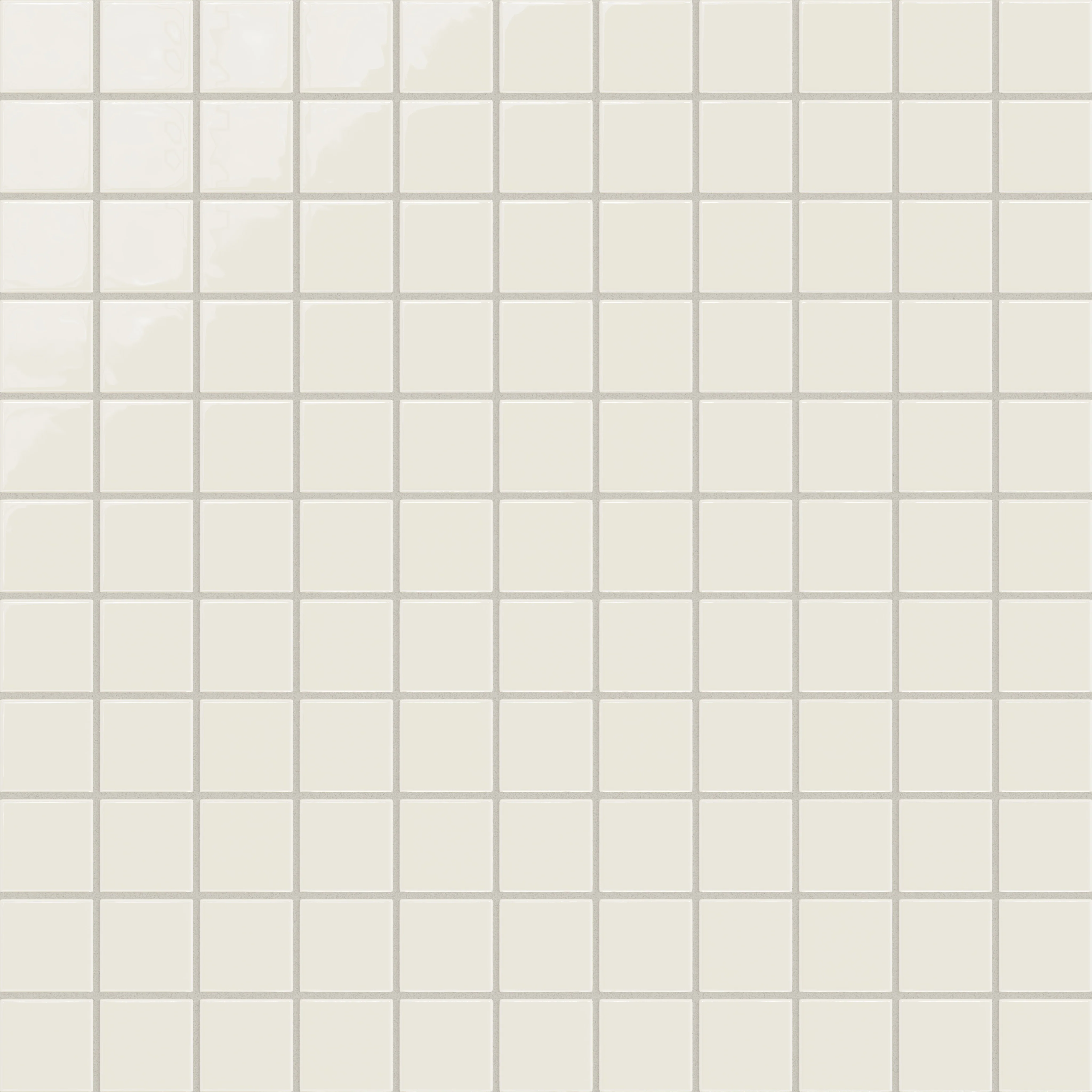 2x2 Straight Set Sheeted Natural Press Ceramic Mosaic Tile in Salt Creek Gloss - Rockland Interiors Inc.