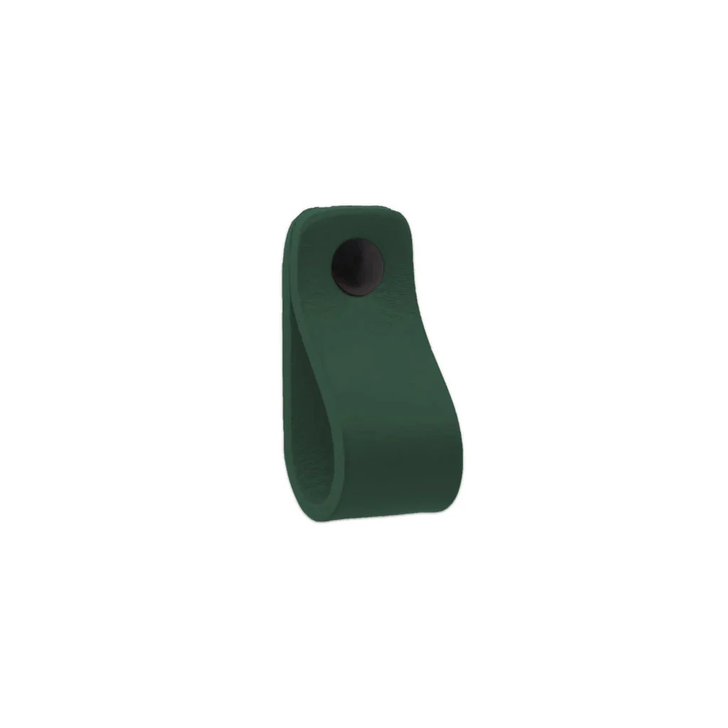 LP02 Smooth Leather Loop Pull - Rockland Interiors Inc.