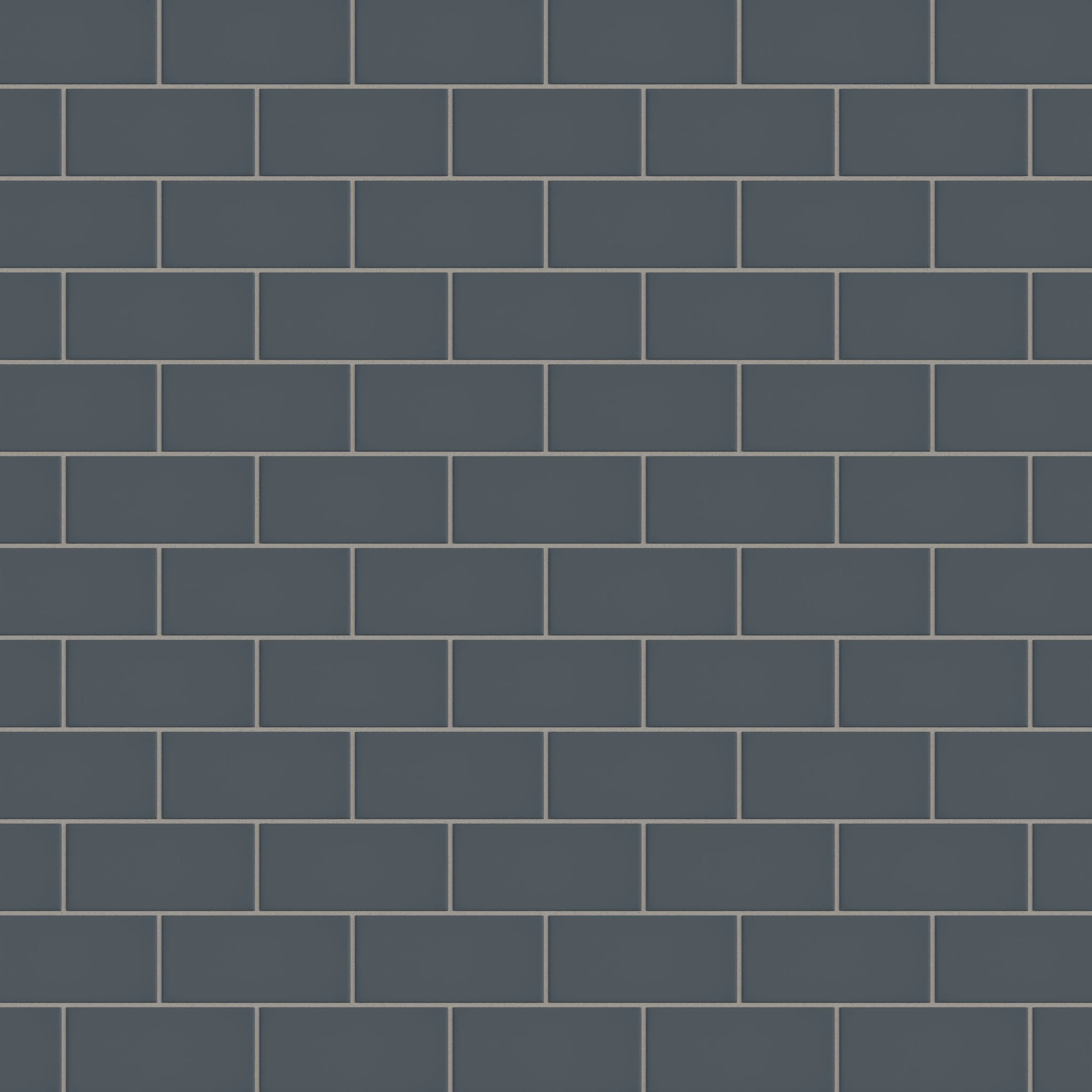 3x6 Natural Press Ceramic Tile in Indigo Matte - Rockland Interiors Inc.