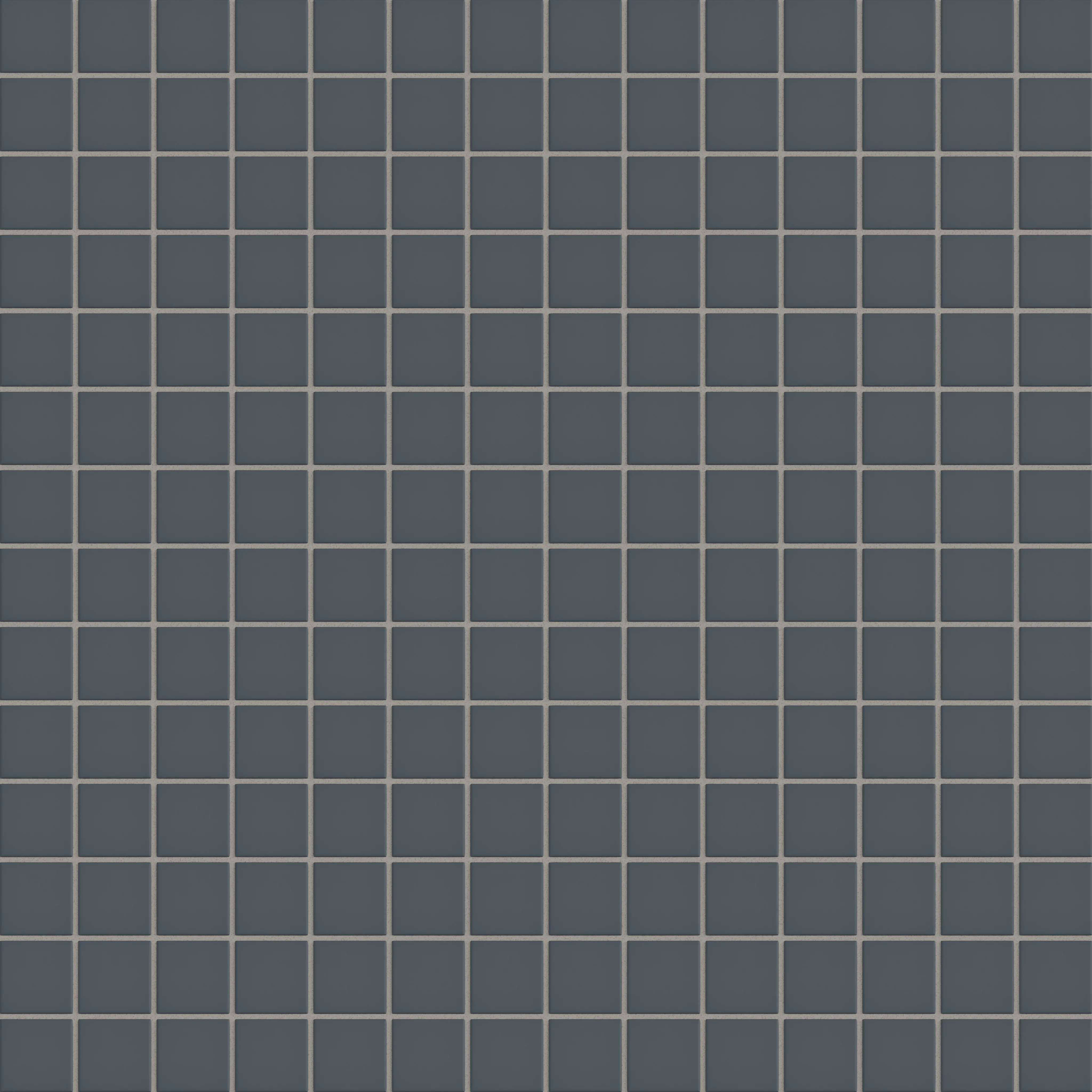 2x2 Straight Set Sheeted Natural Press Ceramic Mosaic Tile in Indigo Matte - Rockland Interiors Inc.