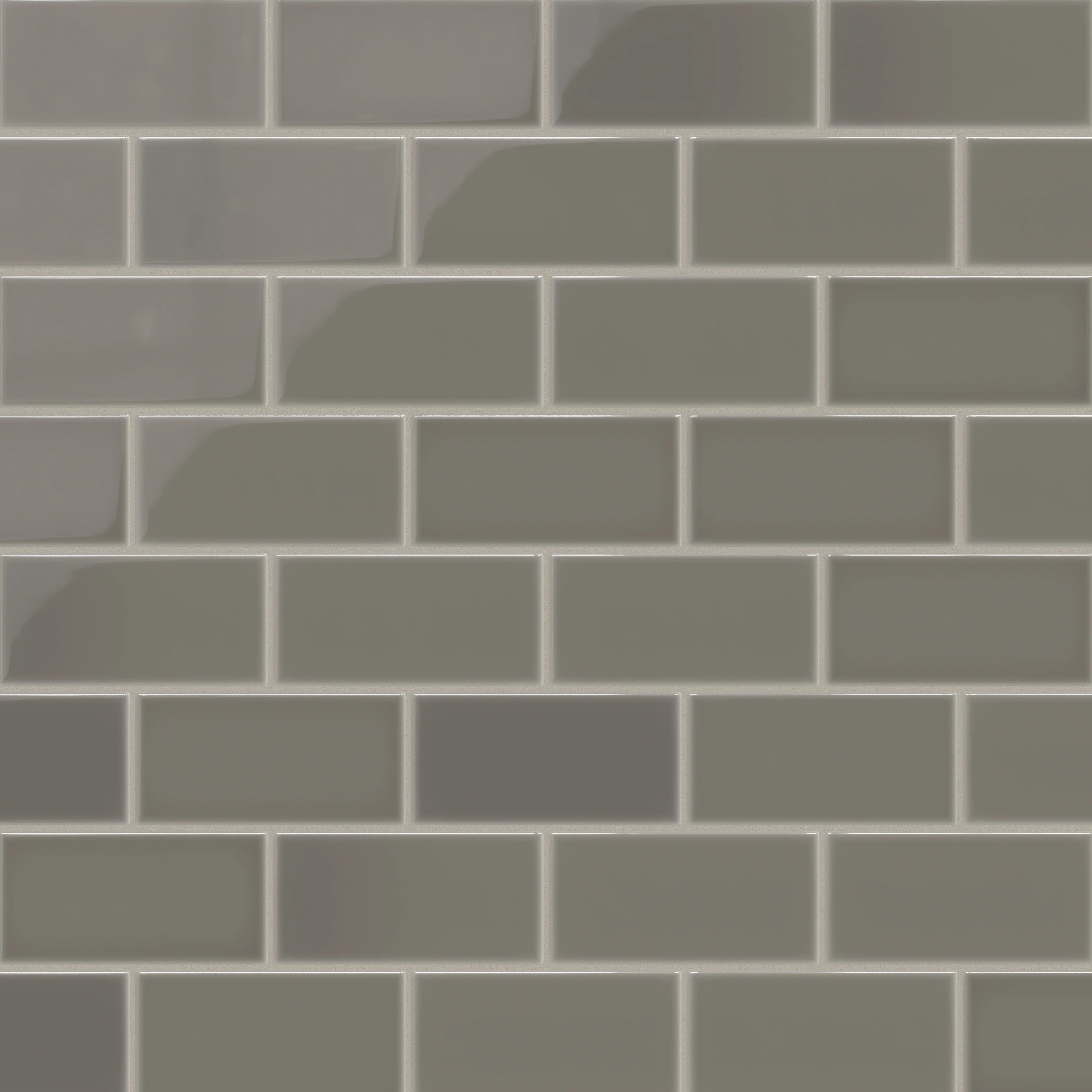 3x6 Natural Press Ceramic Tile in Timberline Gloss - Rockland Interiors Inc.