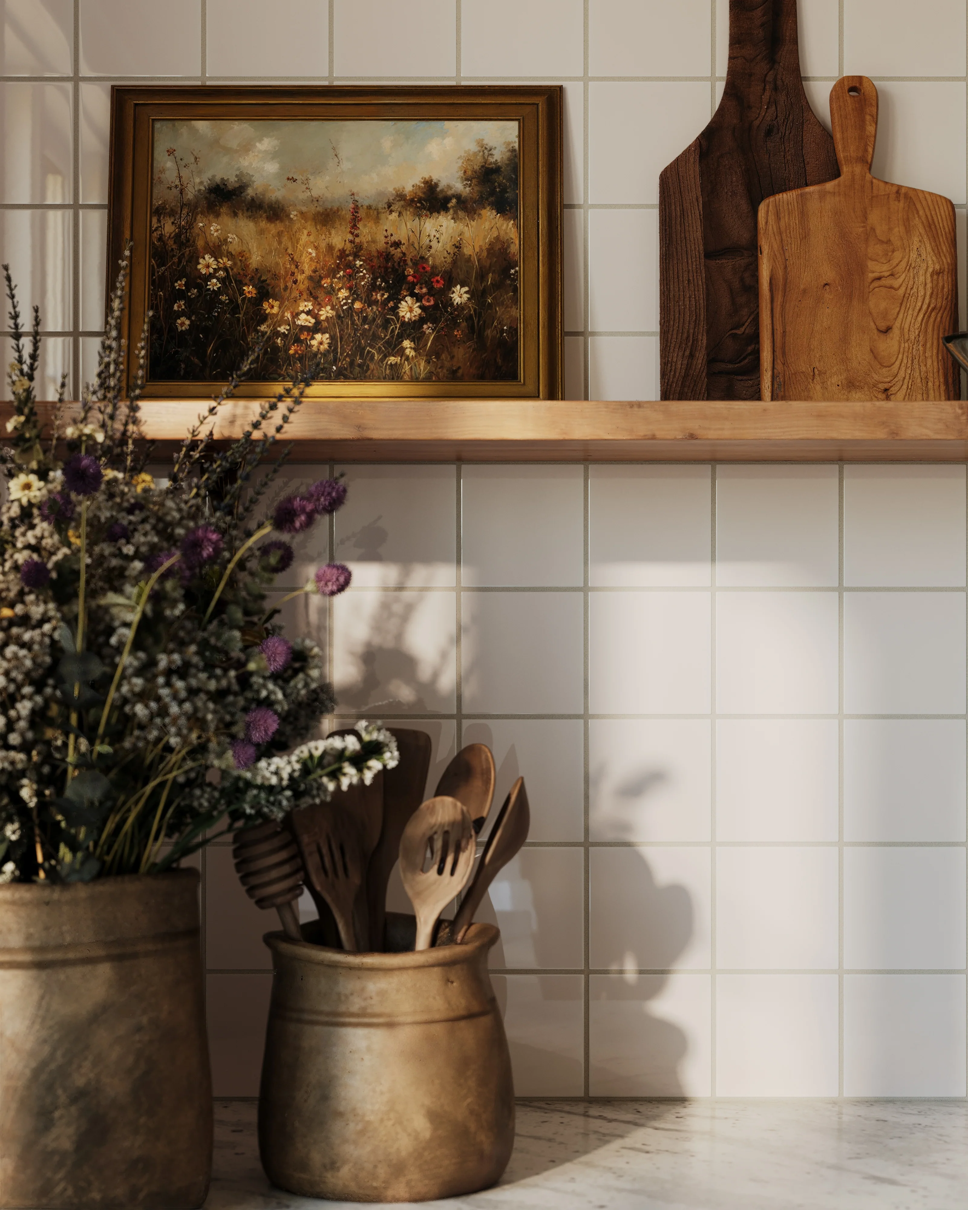 4x4 Natural Press Ceramic Tile in Pearl Gloss - Rockland Interiors Inc.