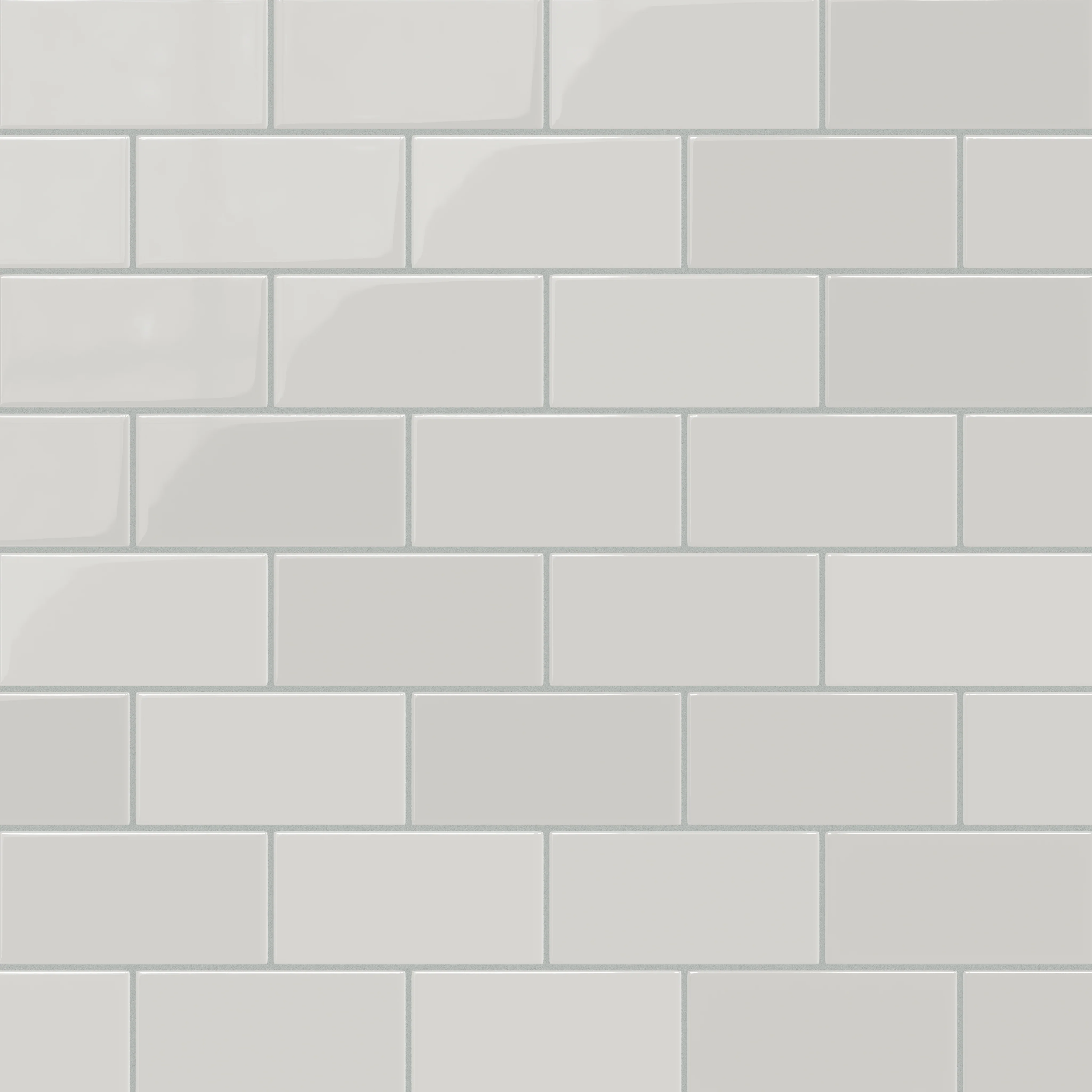 3x6 Natural Press Ceramic Tile in Cloud Cover Gloss - Rockland Interiors Inc.