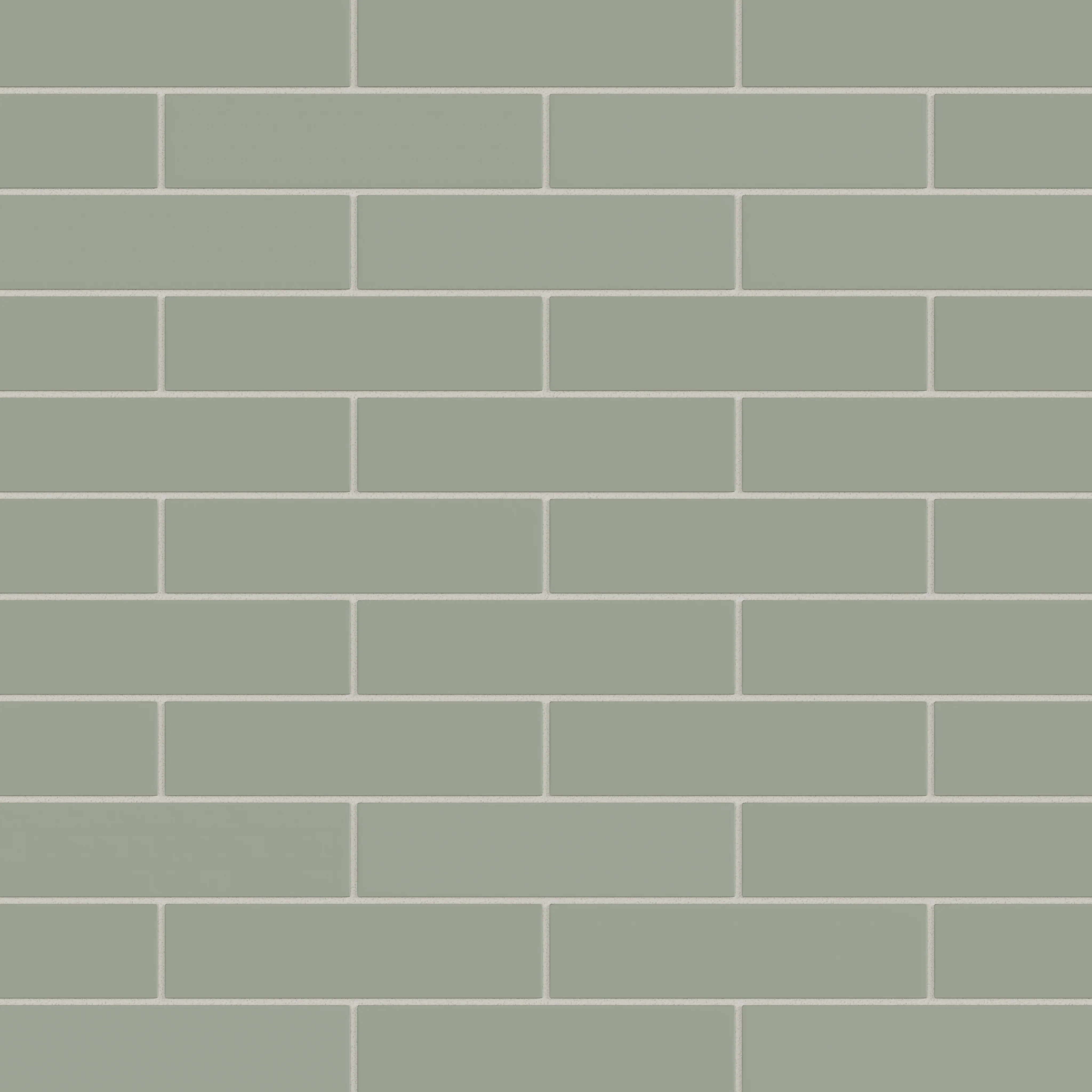 2x8 Natural Press Ceramic Tile in Terre Verte Matte - Rockland Interiors Inc.