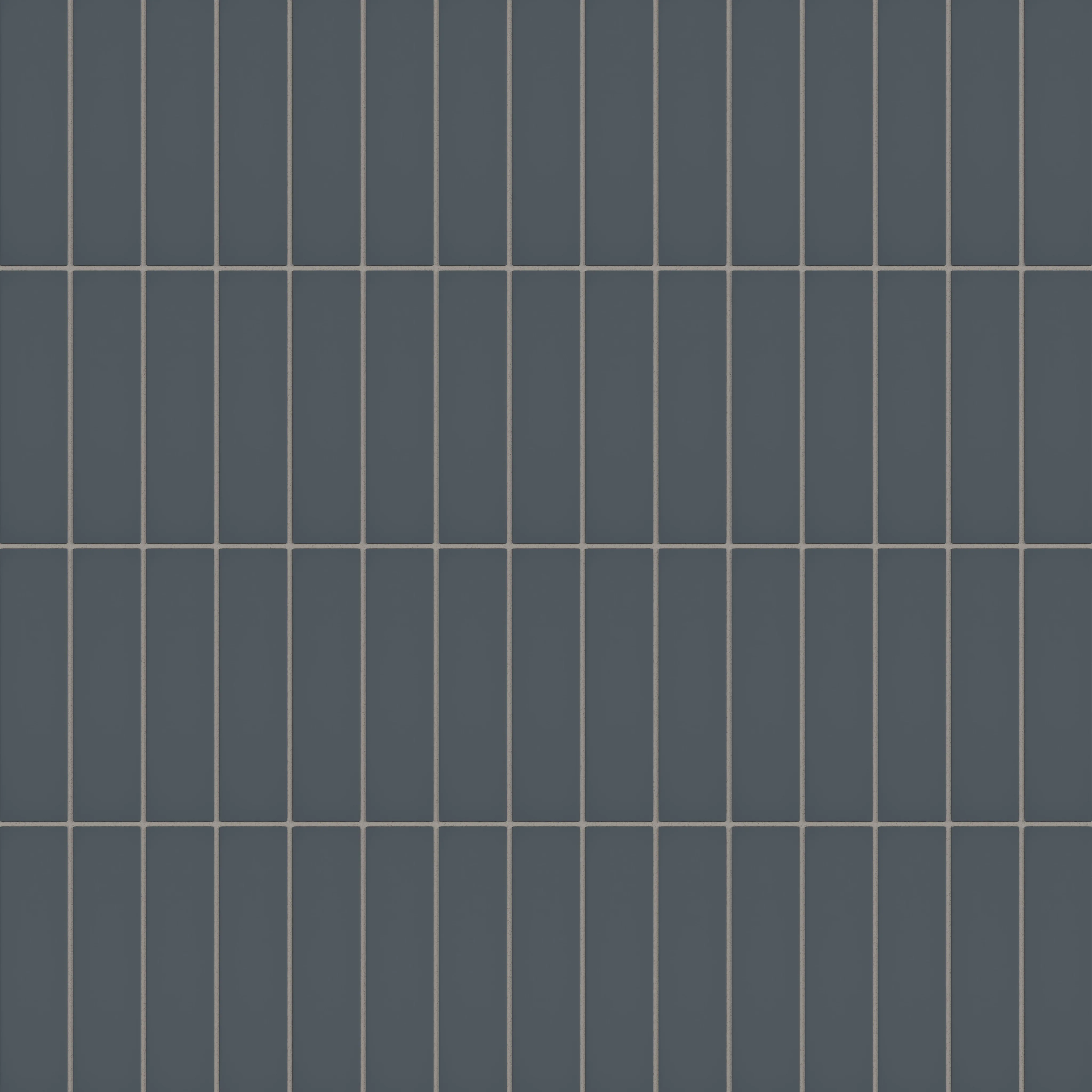 2x8 Natural Press Ceramic Tile in Indigo Matte - Rockland Interiors Inc.