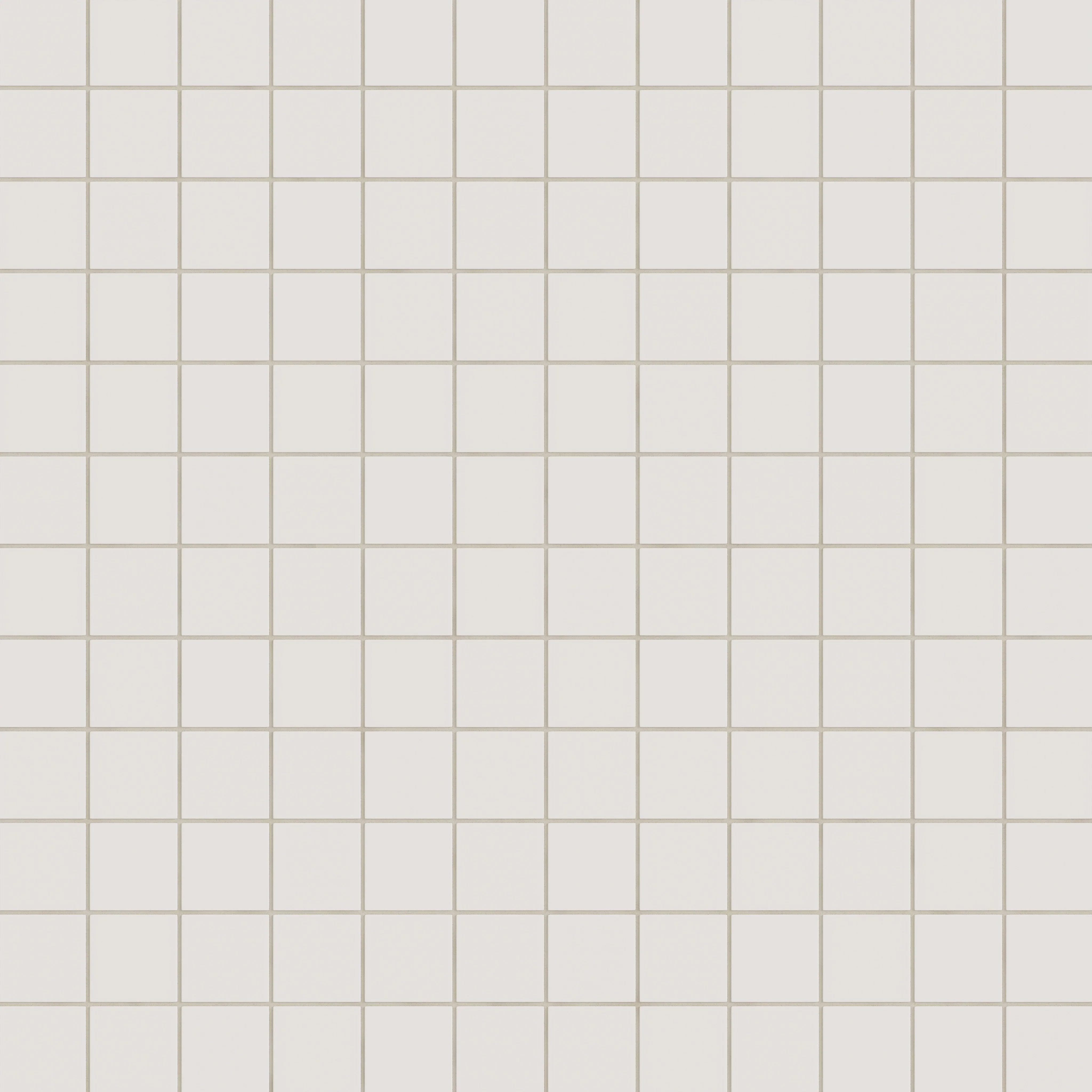3x3 Straight Set Sheeted Natural Press Ceramic Mosaic Tile in Pearl Matte - Rockland Interiors Inc.