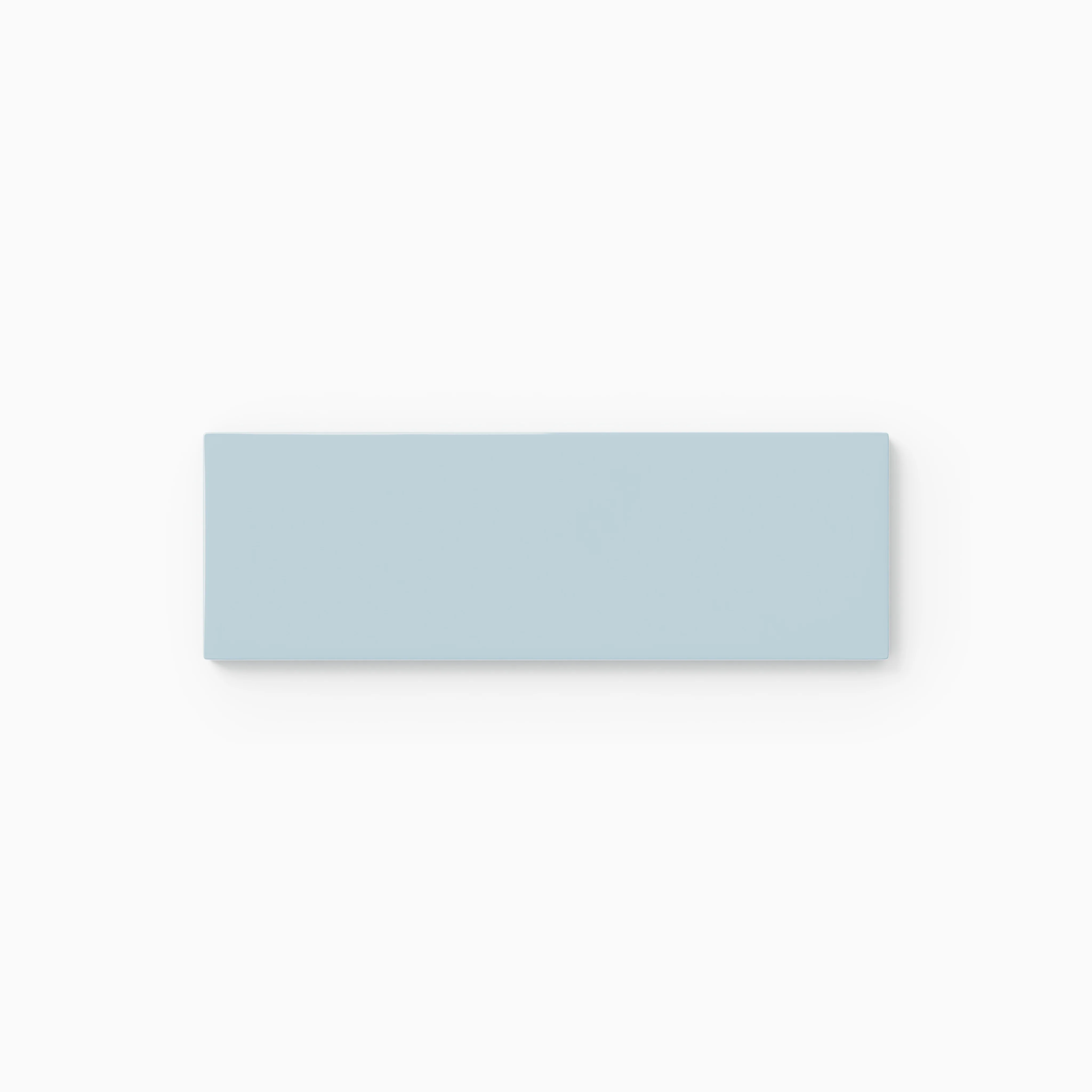 2x6 Natural Press Ceramic Tile in Egyptian Blue Gloss - Rockland Interiors Inc.