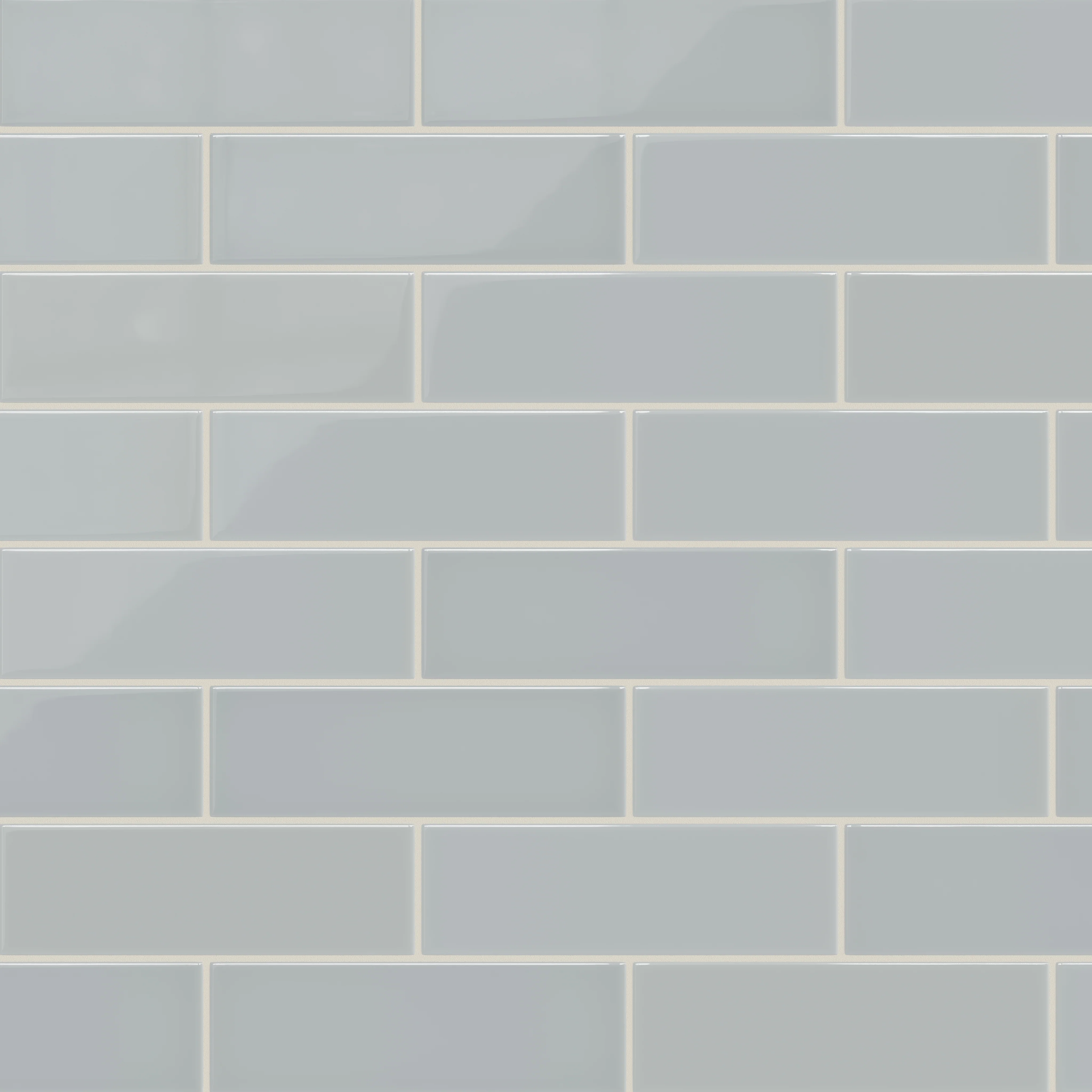 3x9 Natural Press Ceramic Tile in Alberta Blue Gloss - Rockland Interiors Inc.