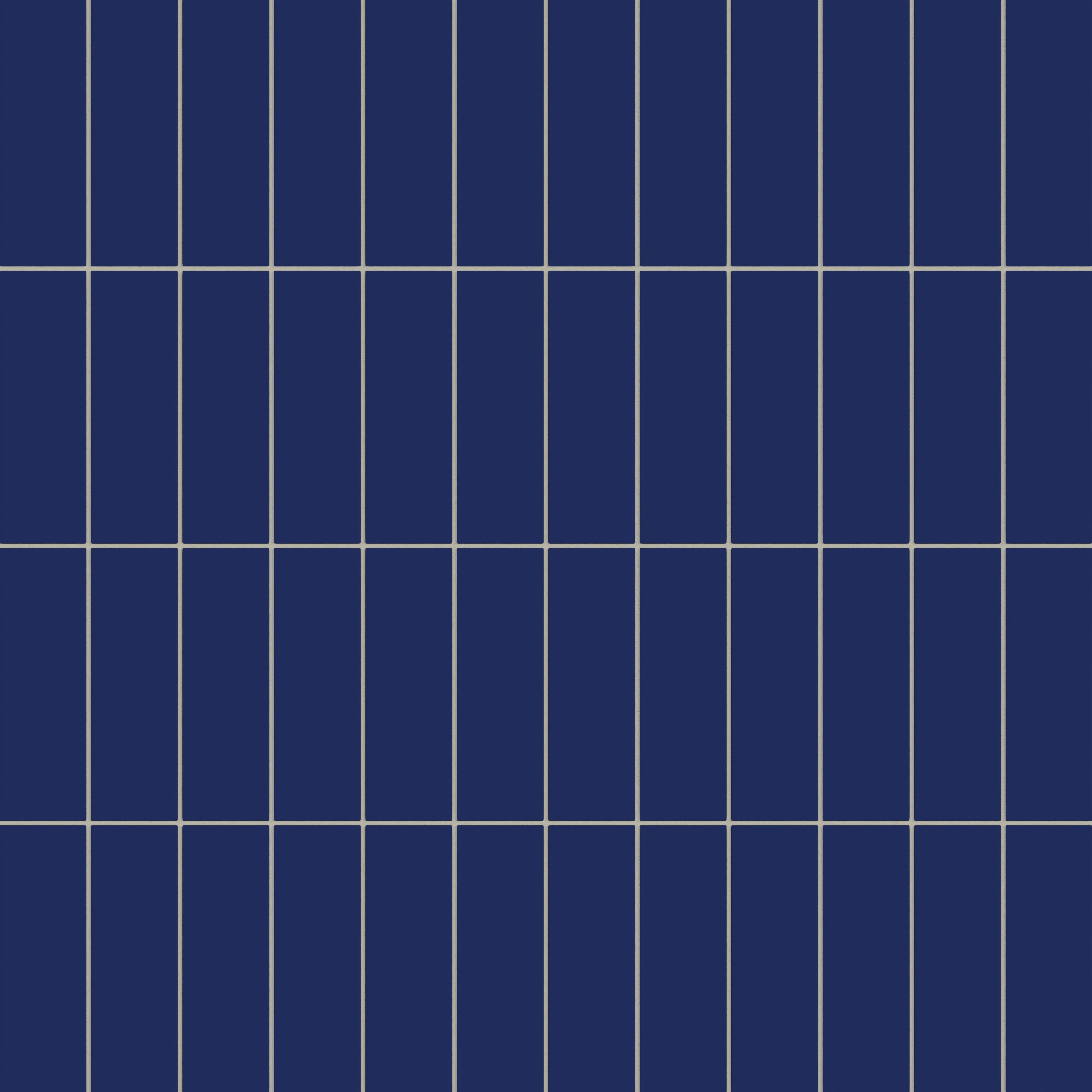 3x9 Natural Press Ceramic Tile in Ultramarine Matte - Rockland Interiors Inc.