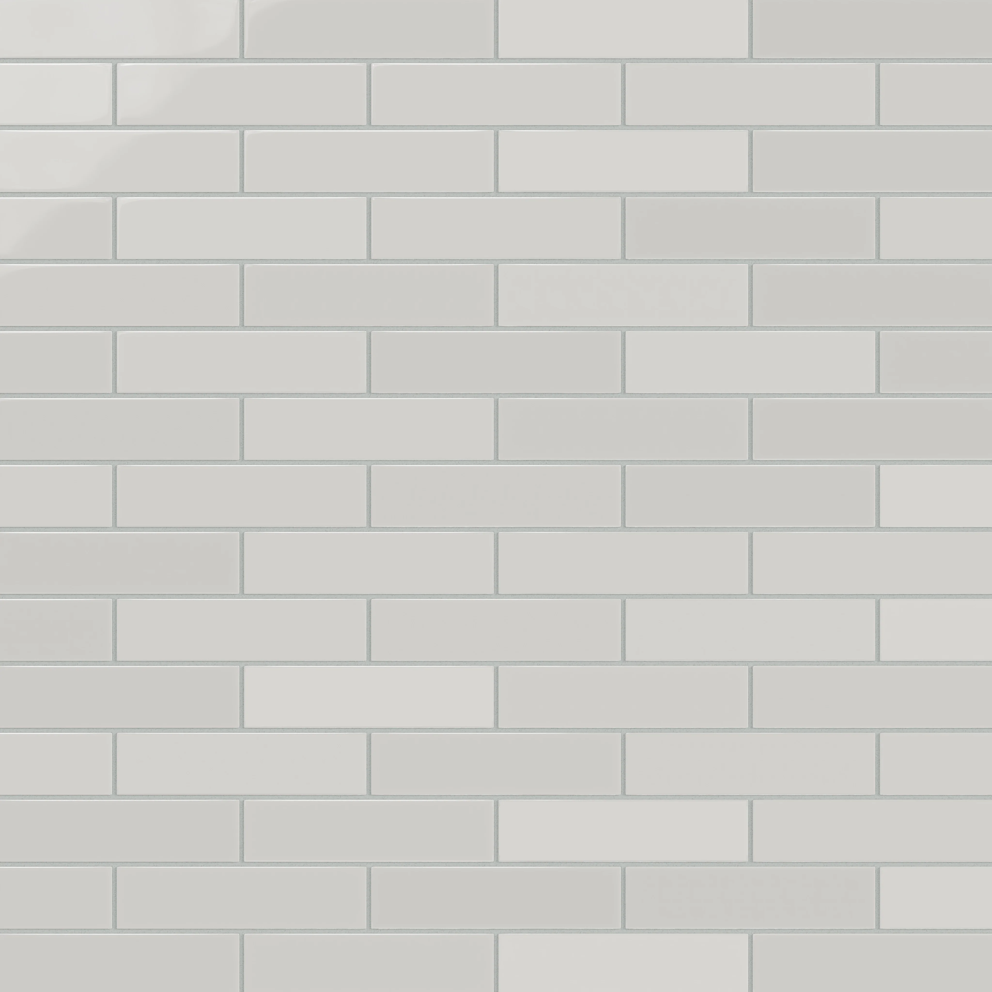 2x8 Natural Press Ceramic Tile in Cloud Cover Gloss - Rockland Interiors Inc.