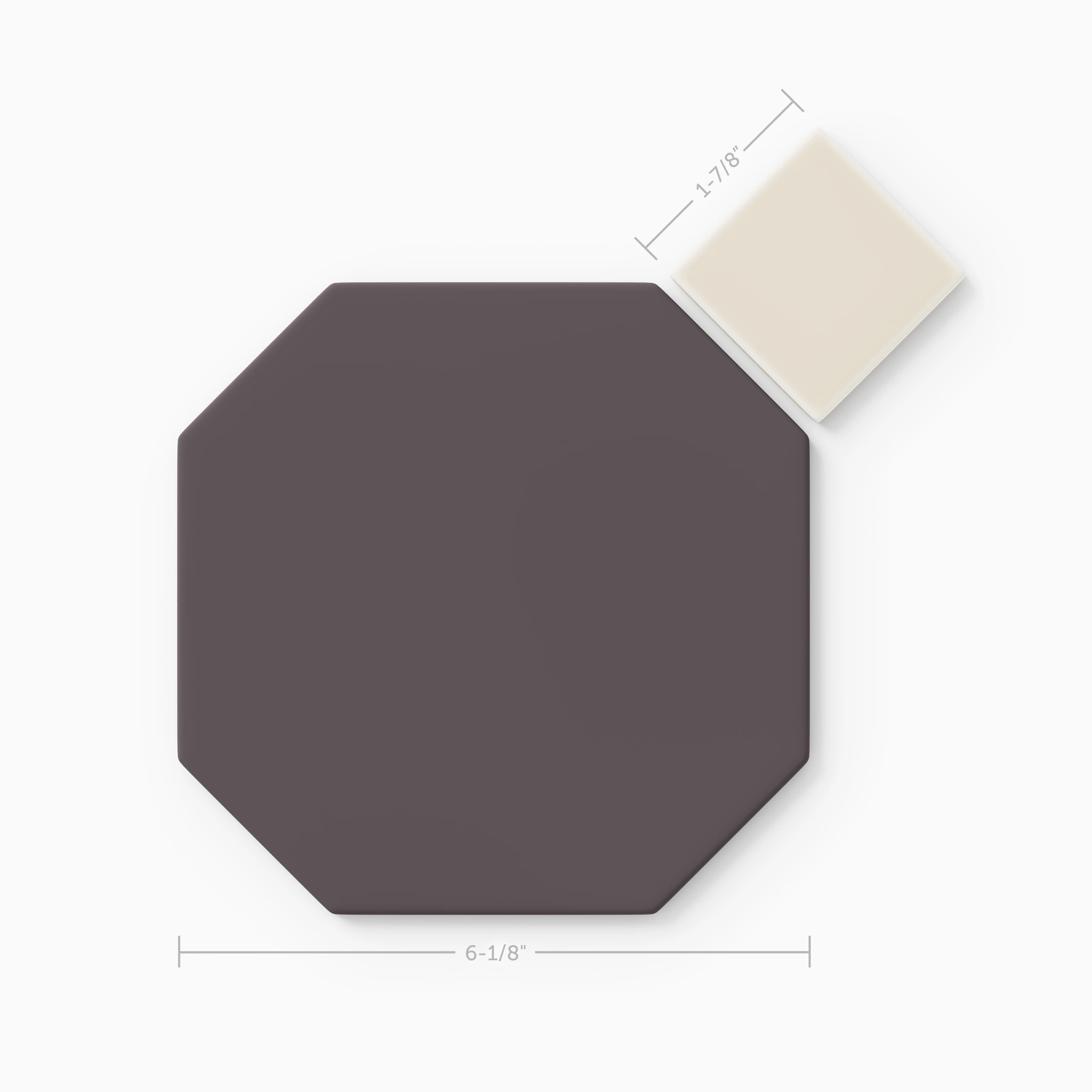 Gramercy Original Ceramic Tile in Kalamata Matte & Sand Dune Matte - Rockland Interiors Inc.