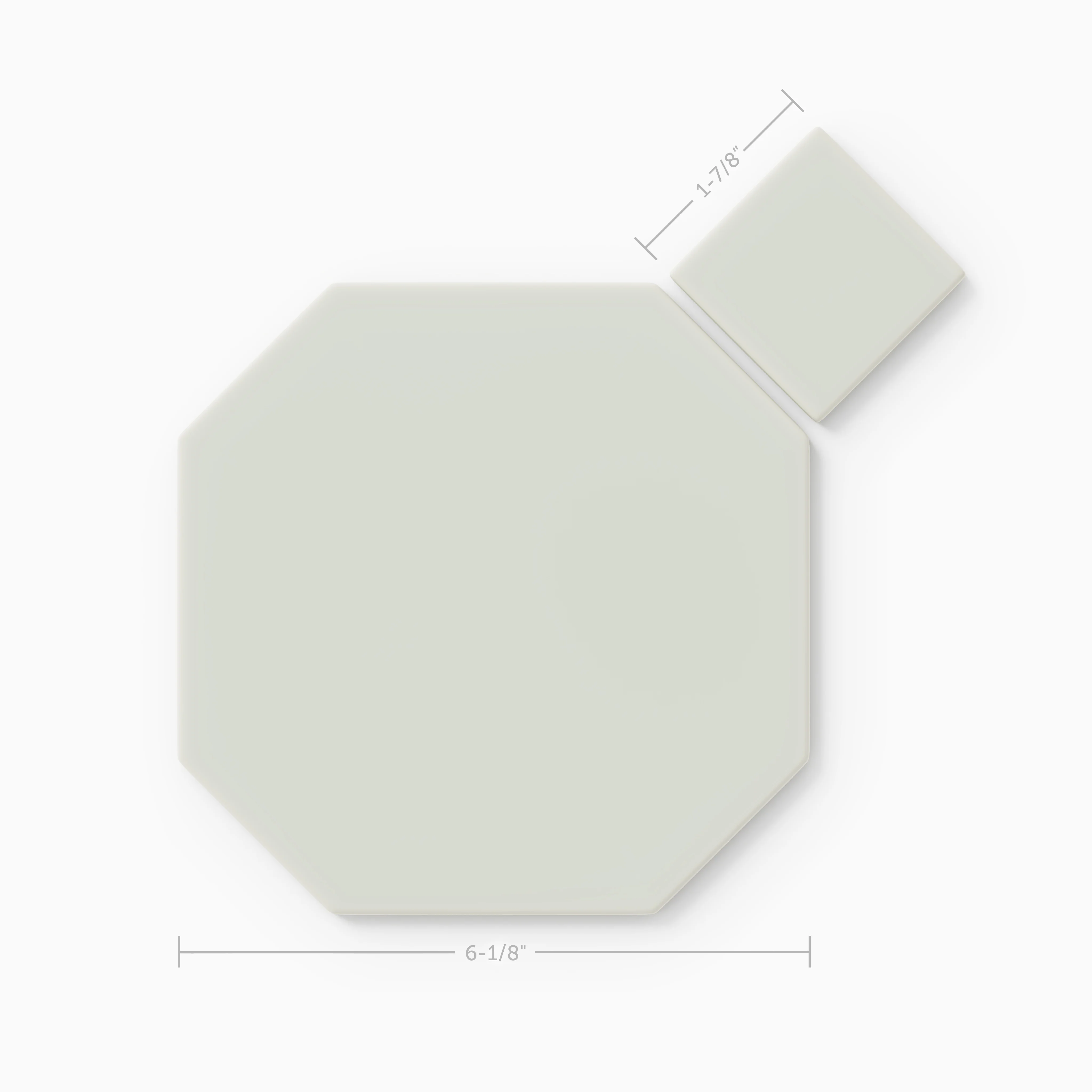 Gramercy Original Ceramic Tile in Overcast Matte - Rockland Interiors Inc.