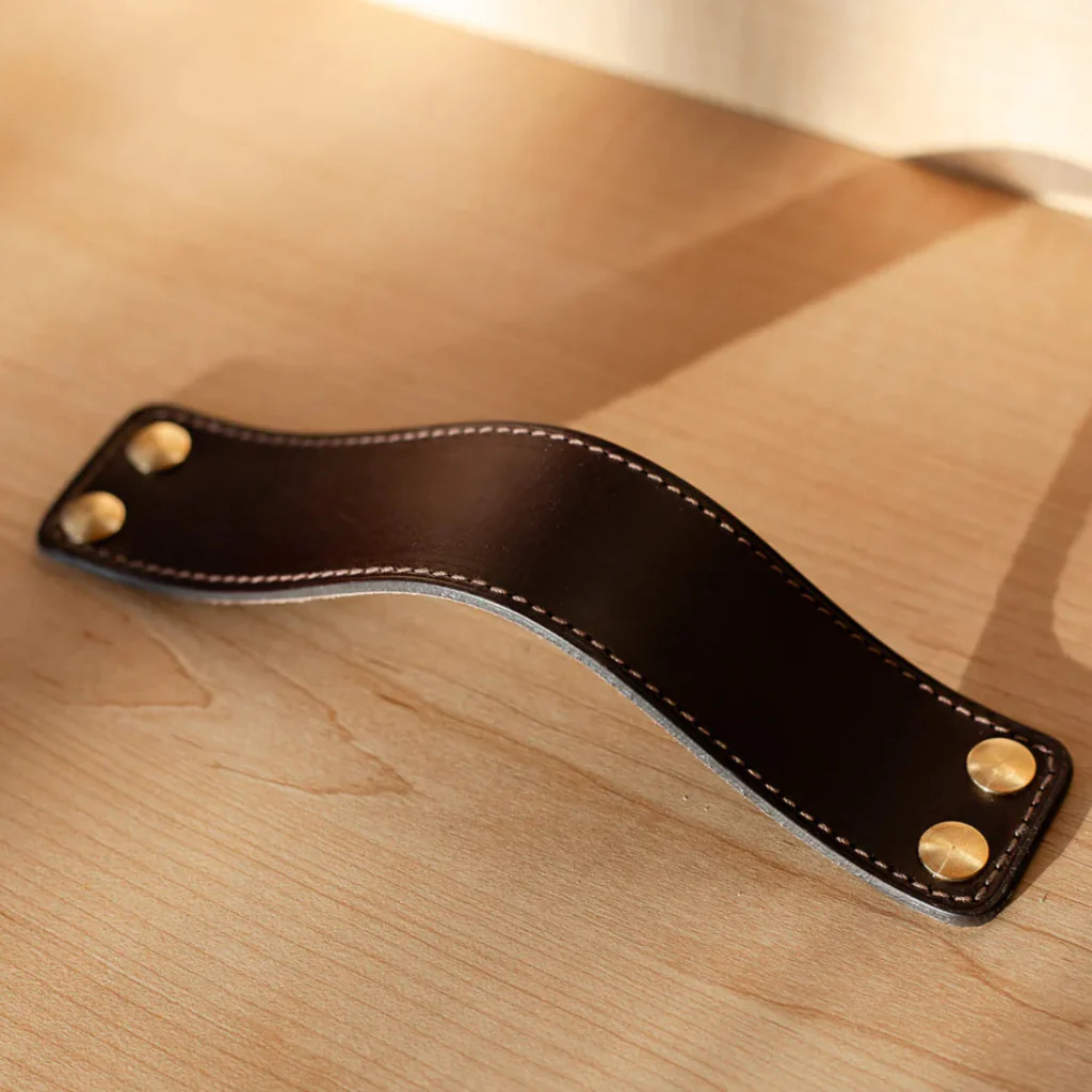 ST-SP01 Stitched Leather Strap Pull - Rockland Interiors Inc.