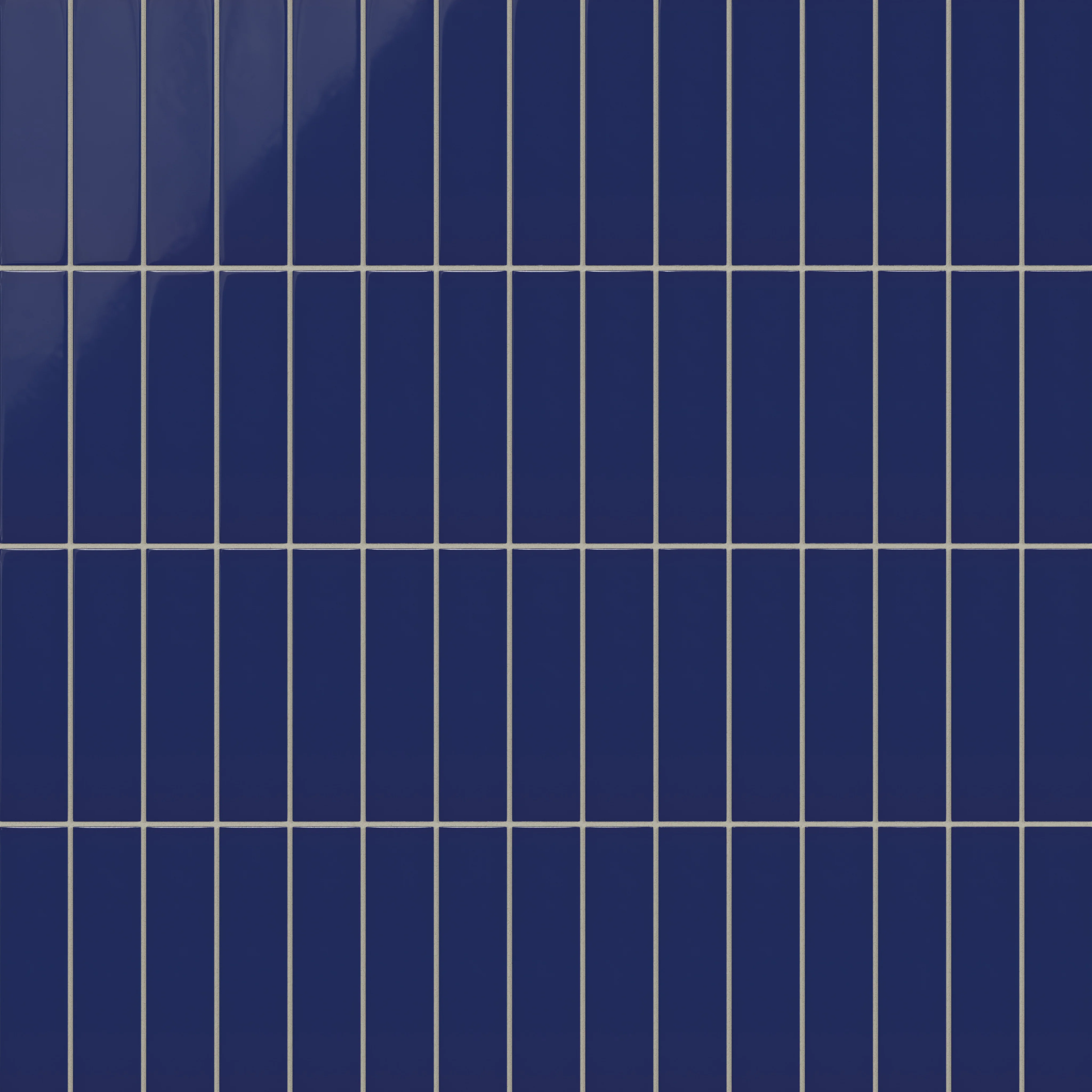 2x8 Natural Press Ceramic Tile in Ultramarine Gloss - Rockland Interiors Inc.