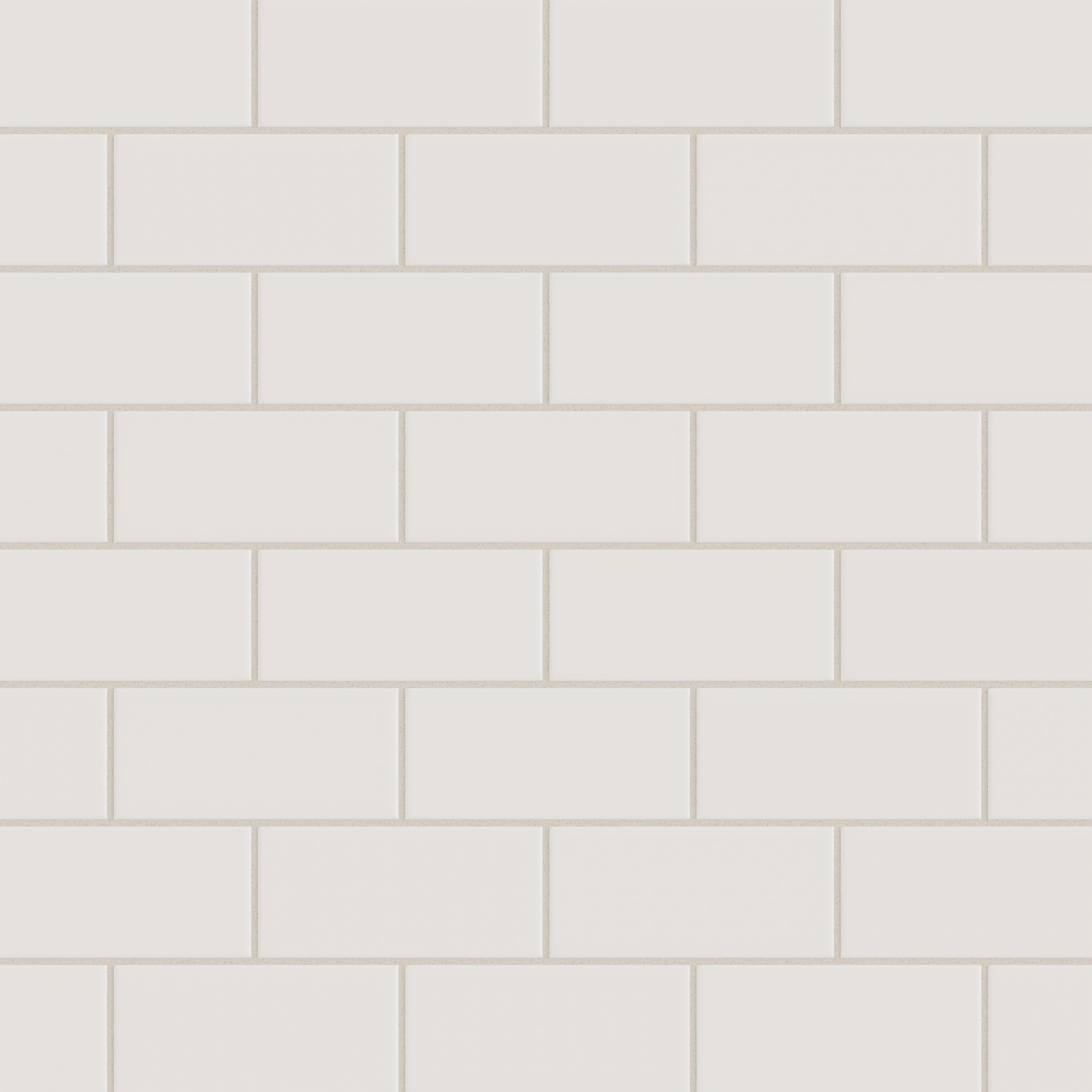 3x6 Natural Press Ceramic Tile in Pearl Matte - Rockland Interiors Inc.