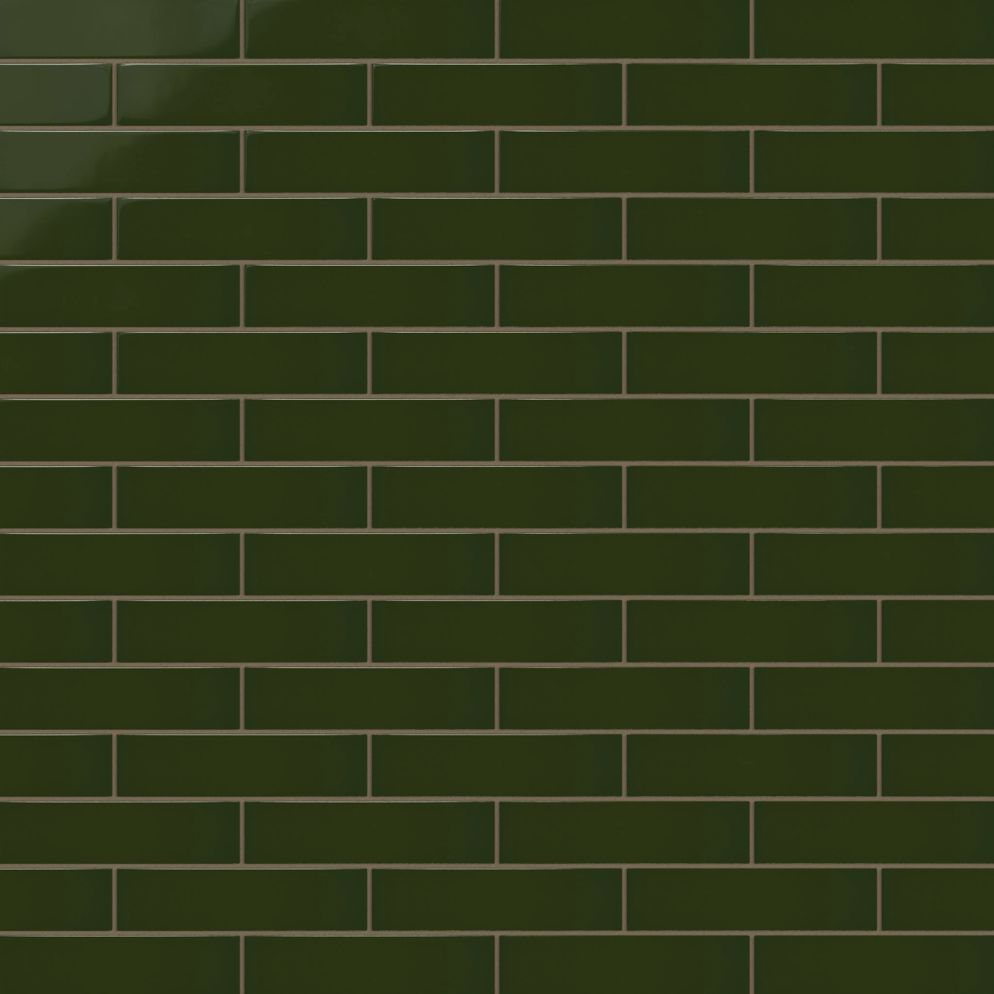 2x8 Natural Press Ceramic Tile in Green Apatite Gloss - Rockland Interiors Inc.