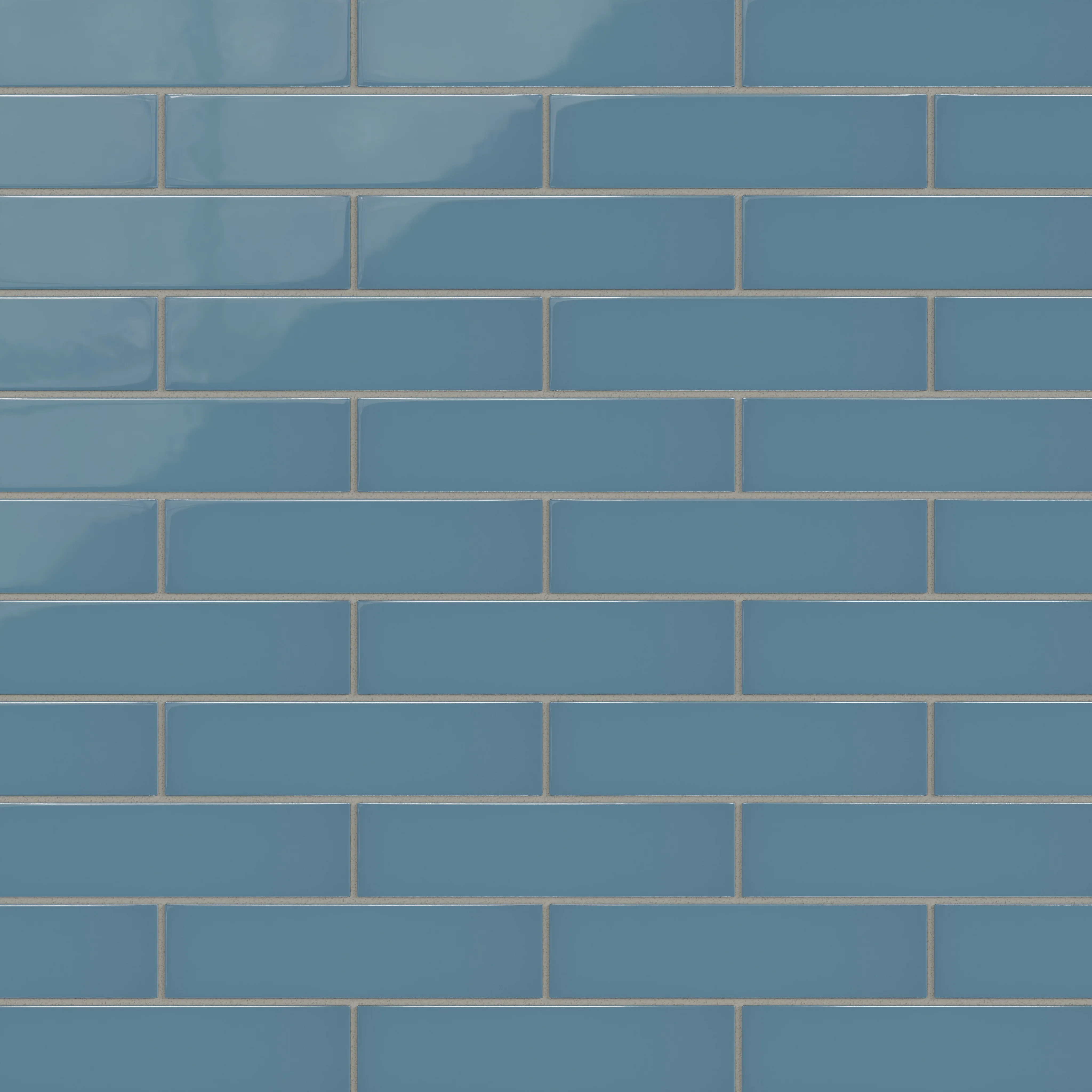2x8 Natural Press Ceramic Tile in Azurite Gloss - Rockland Interiors Inc.