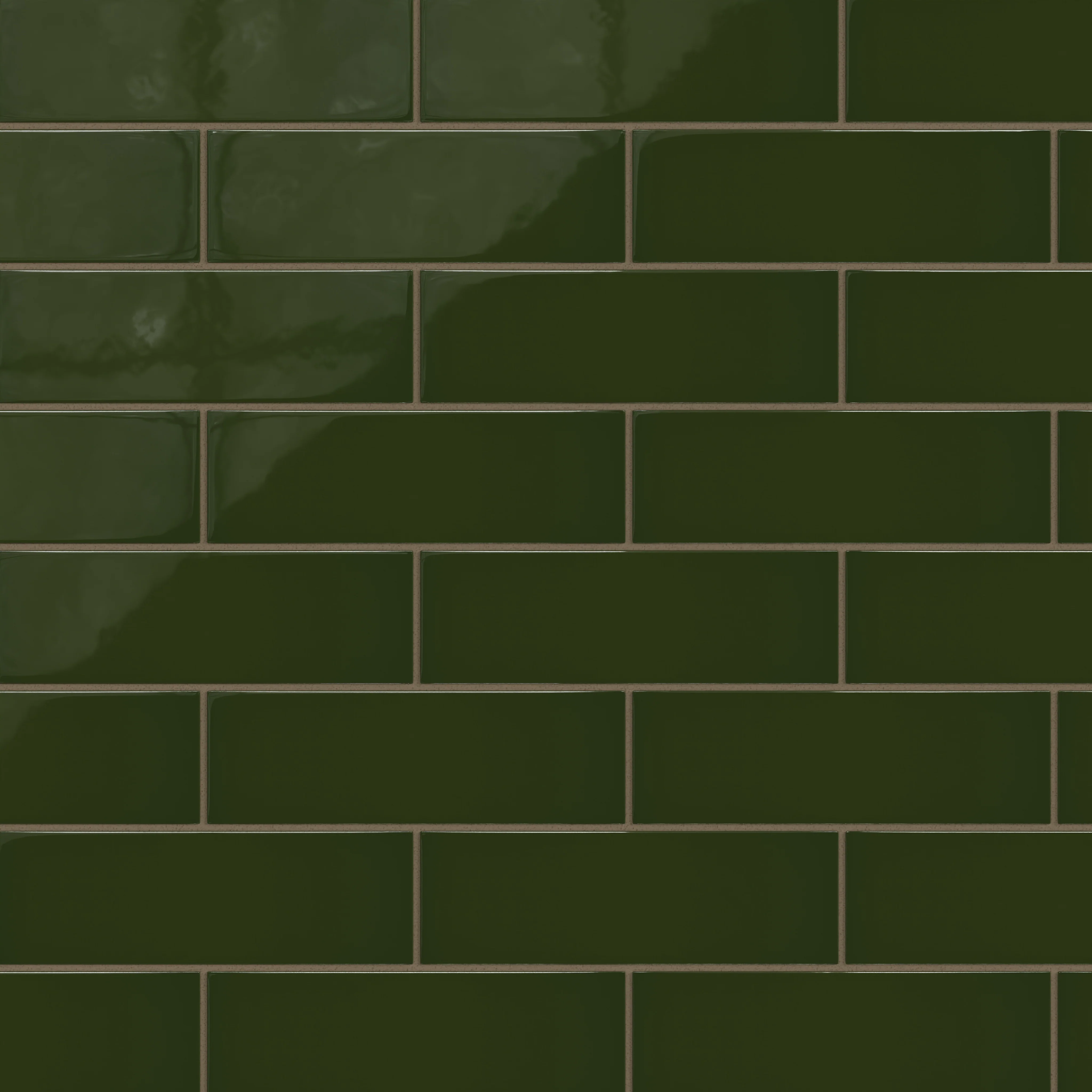 3x9 Natural Press Ceramic Tile in Green Apatite Gloss - Rockland Interiors Inc.