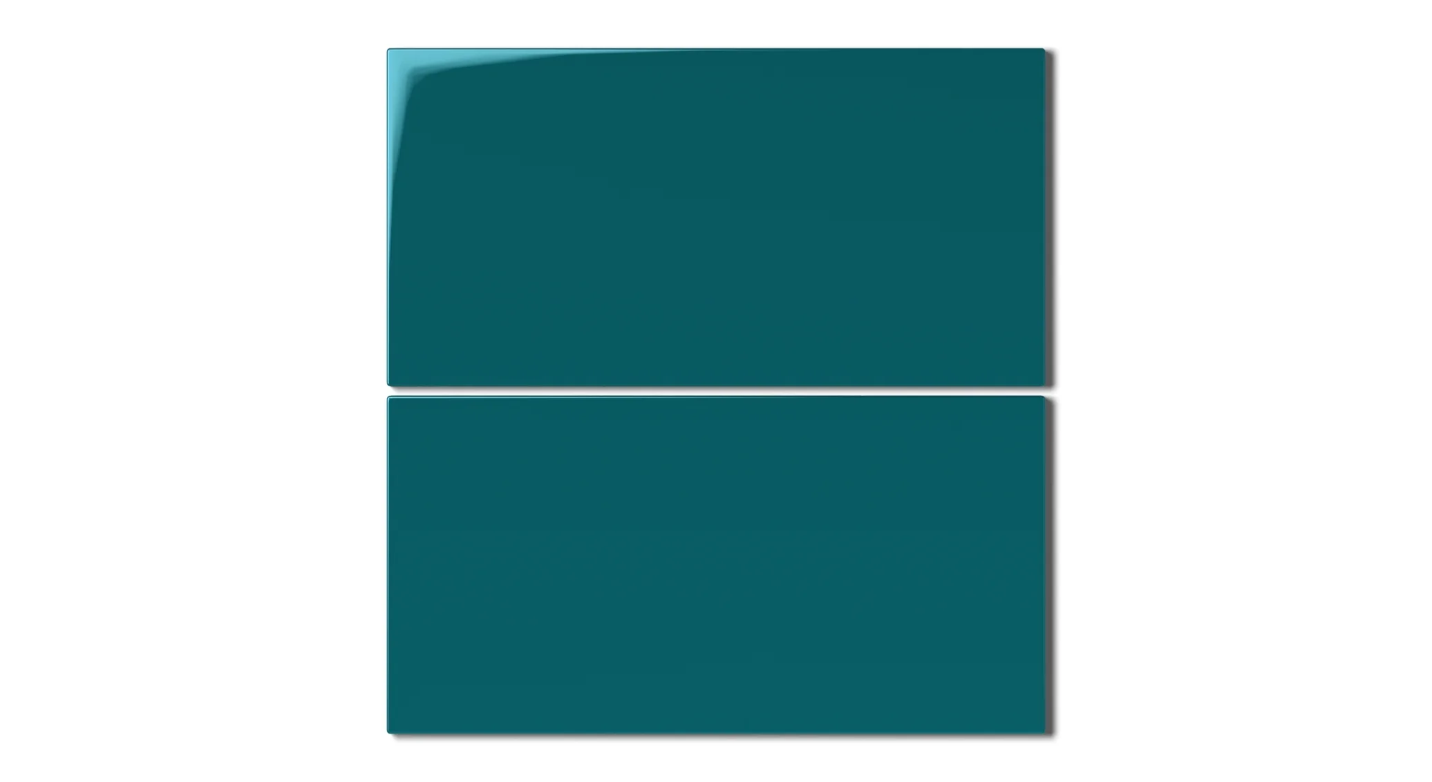 6x12 Natural Press Ceramic Tile in Maya Blue Gloss - Rockland Interiors Inc.