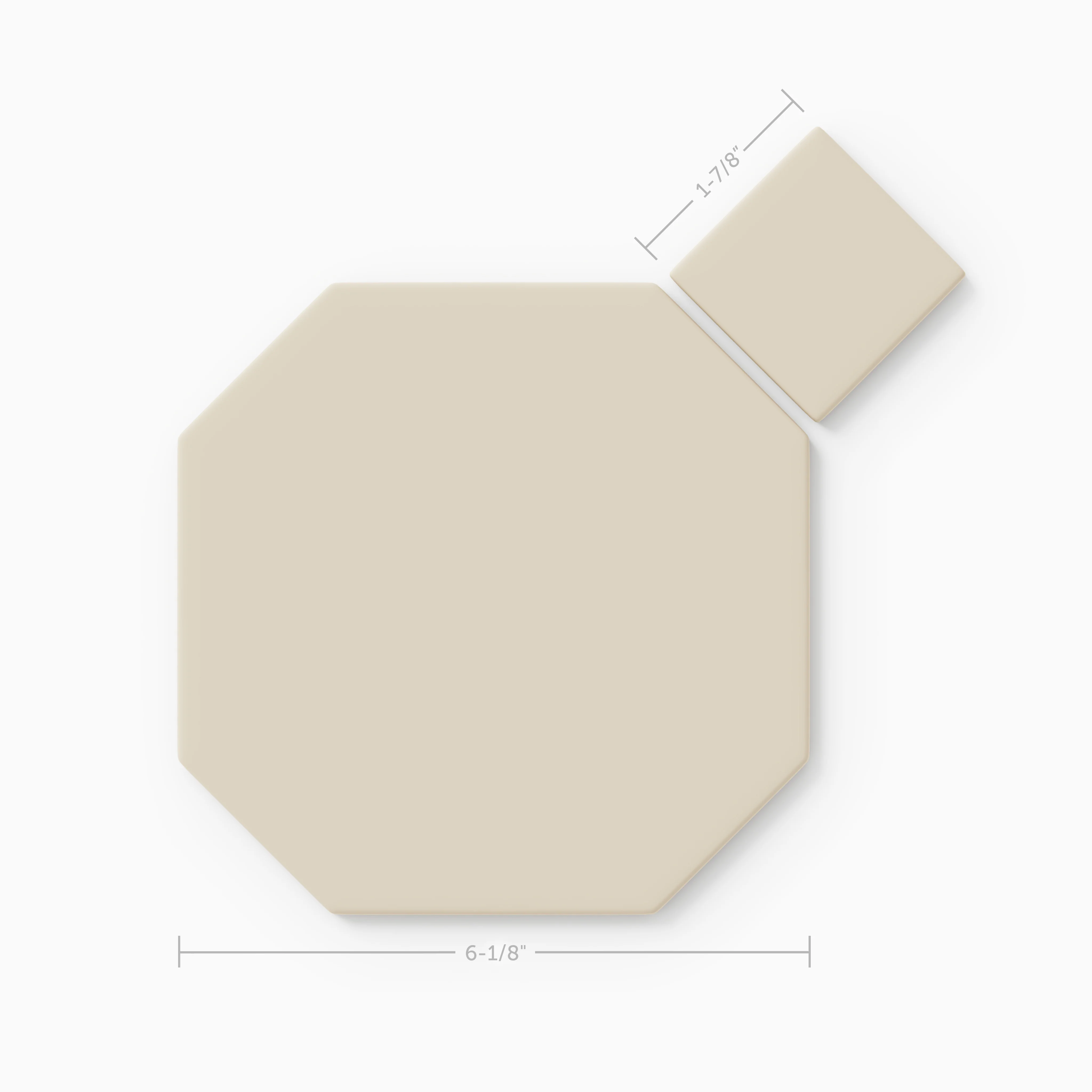 Gramercy Original Ceramic Tile in Ivory Matte - Rockland Interiors Inc.