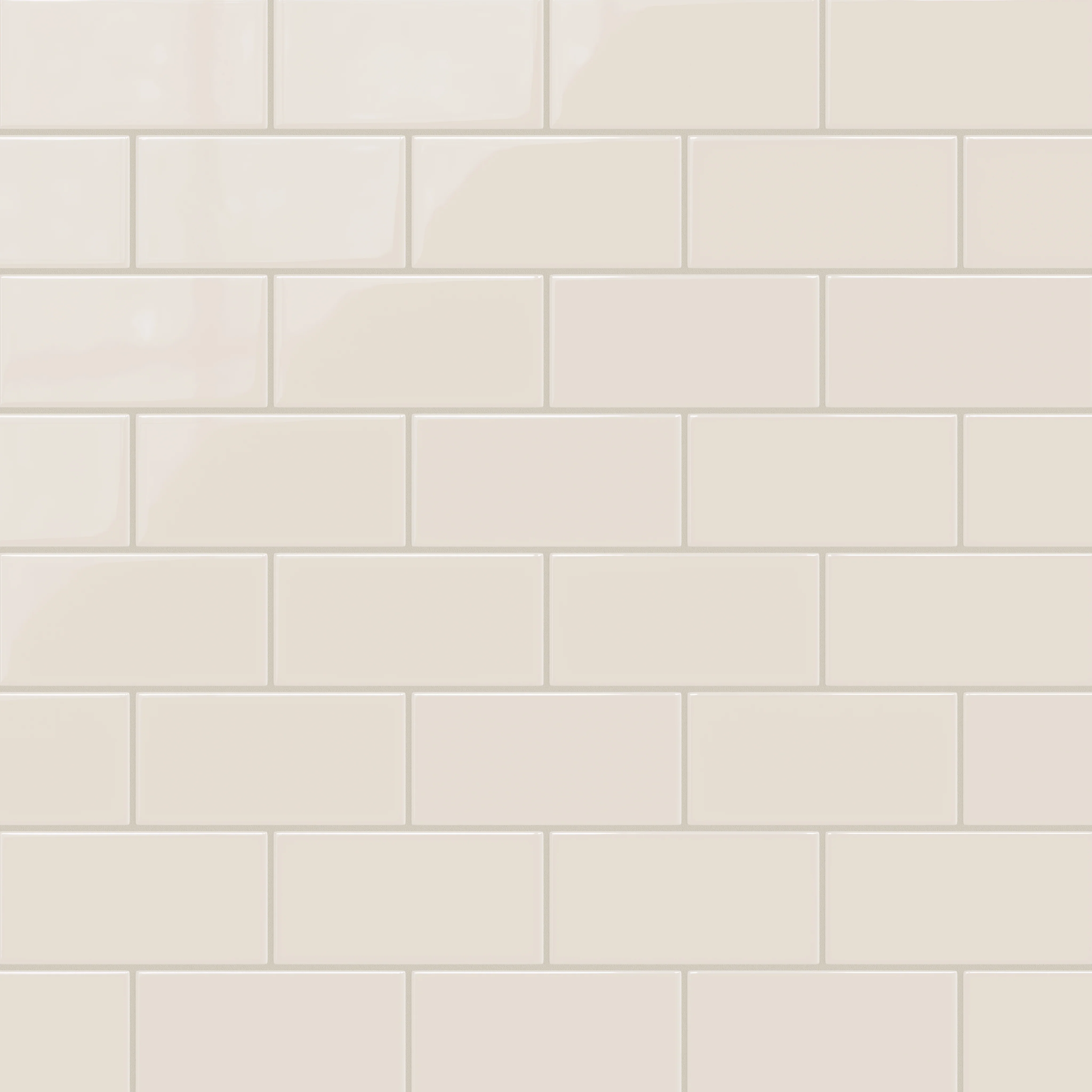 3x6 Natural Press Ceramic Tile in Pearl Gloss - Rockland Interiors Inc.