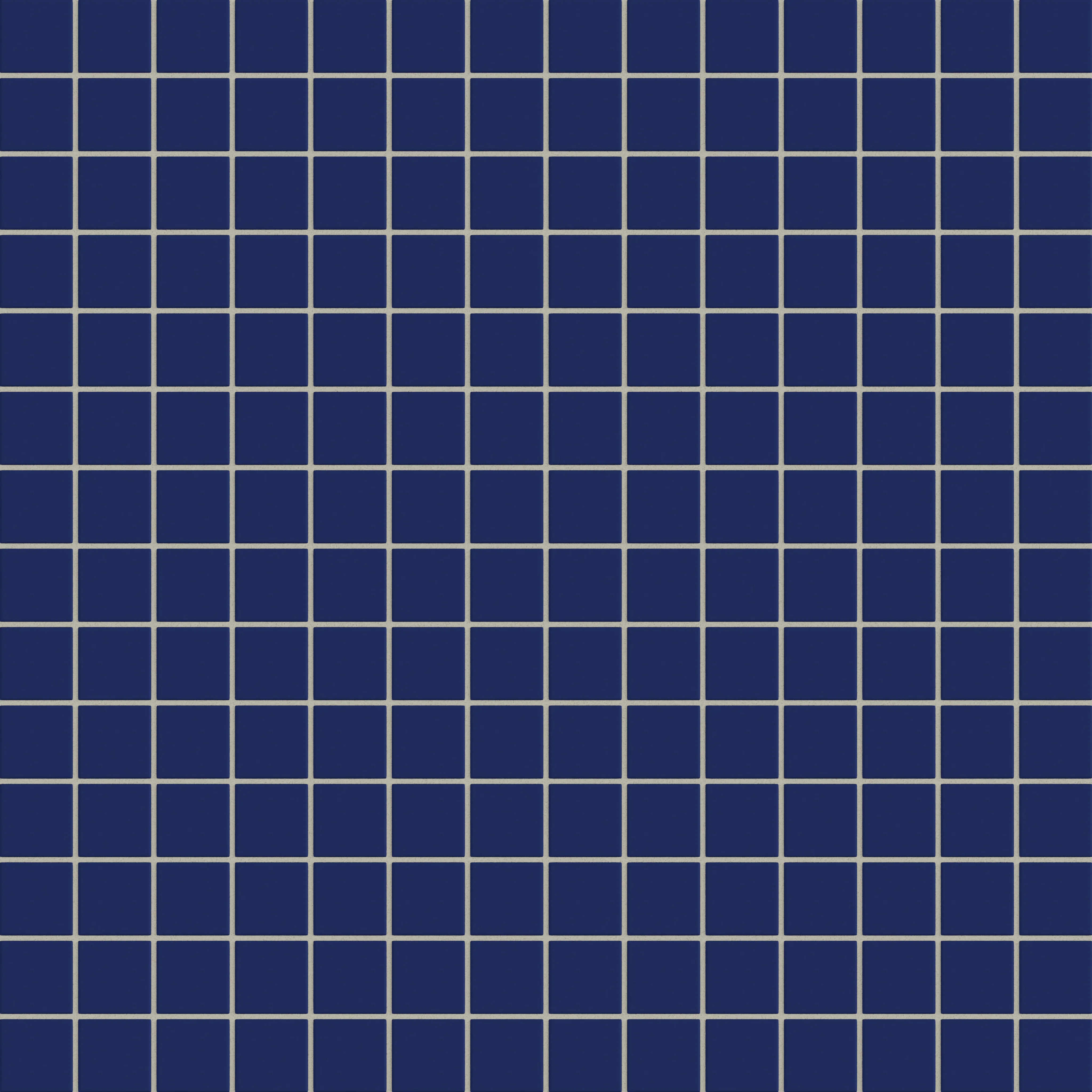 2x2 Straight Set Sheeted Natural Press Ceramic Mosaic Tile in Ultramarine Matte - Rockland Interiors Inc.