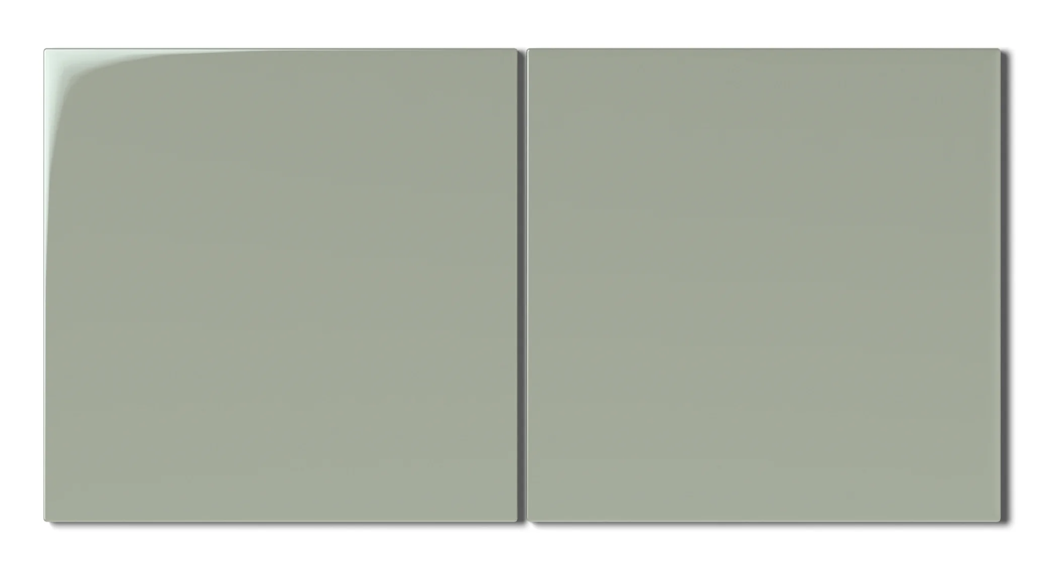 8x8 Natural Press Ceramic Tile in Terre Verte Gloss - Rockland Interiors Inc.