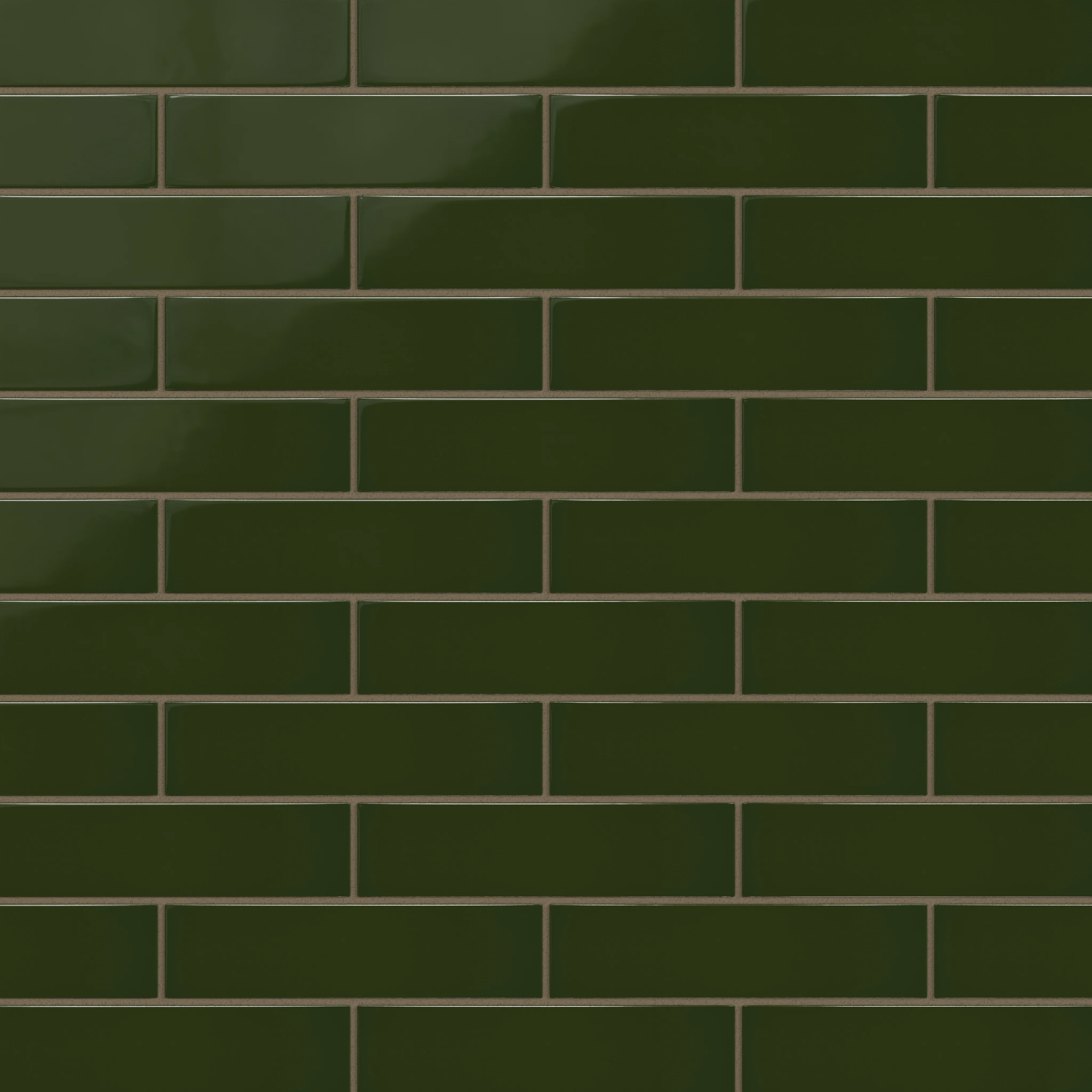 2x8 Natural Press Ceramic Tile in Green Apatite Gloss - Rockland Interiors Inc.