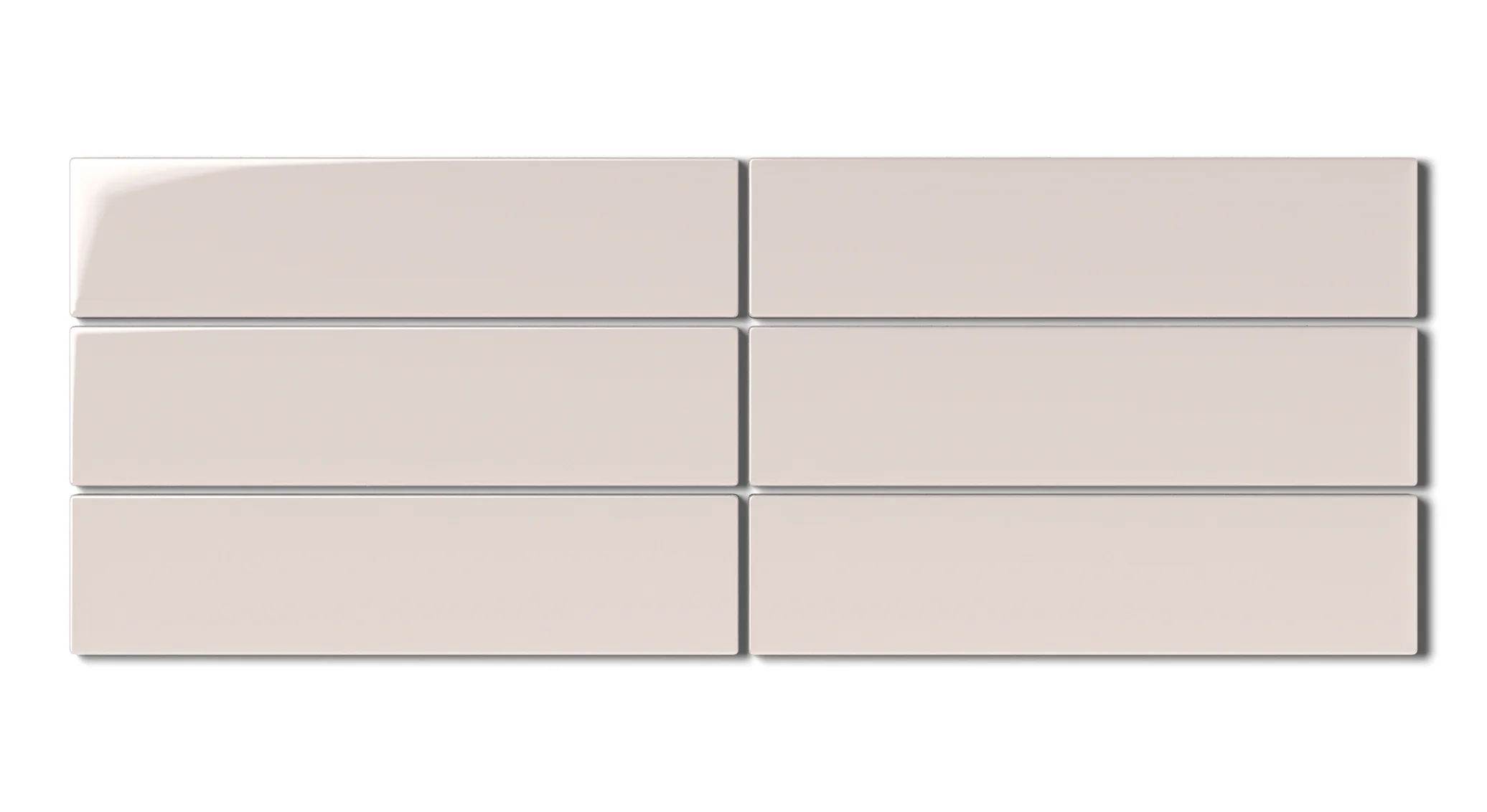 2x8 Natural Press Ceramic Tile in Tyrian Purple Gloss - Rockland Interiors Inc.