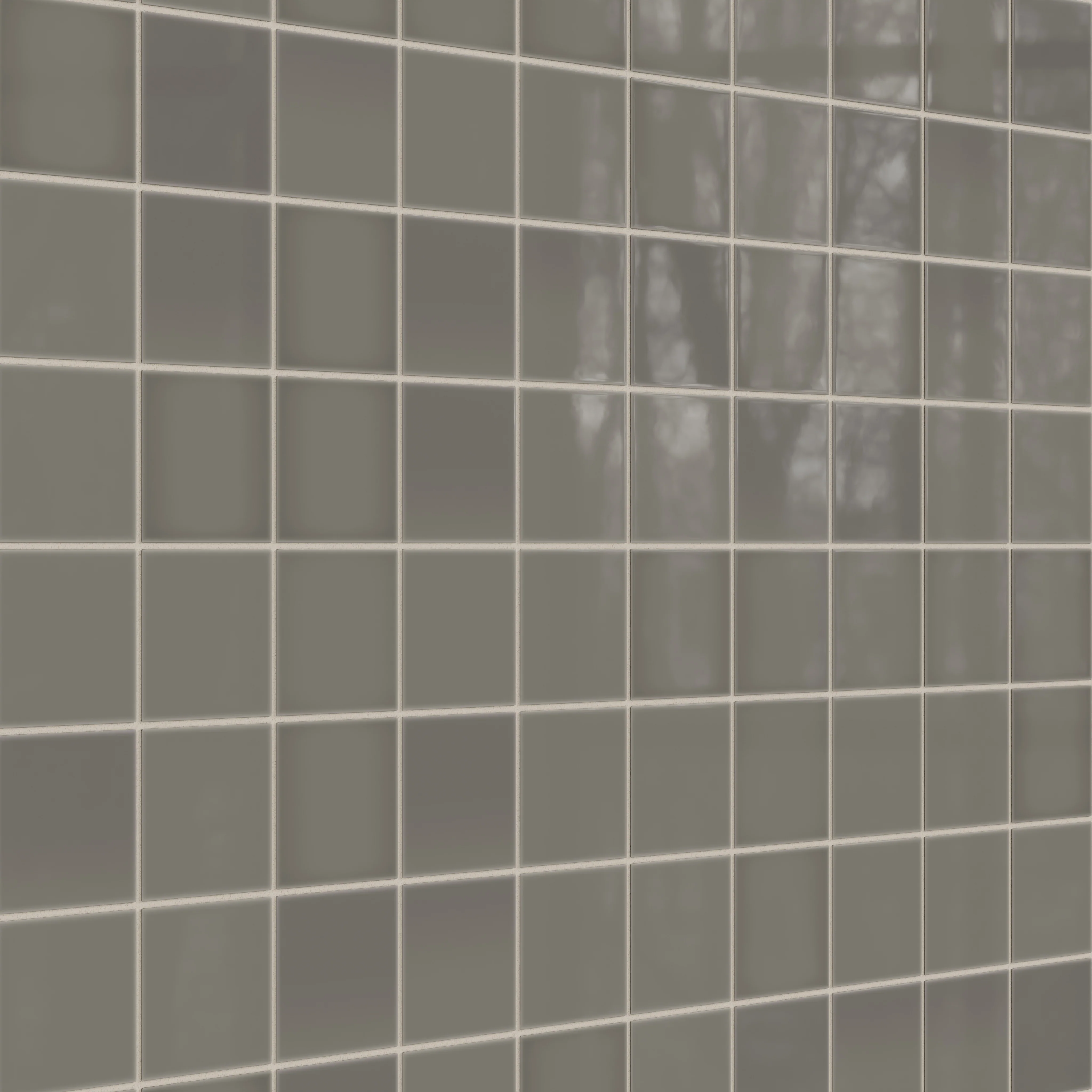 4x4 Natural Press Ceramic Tile in Timberline Gloss - Rockland Interiors Inc.