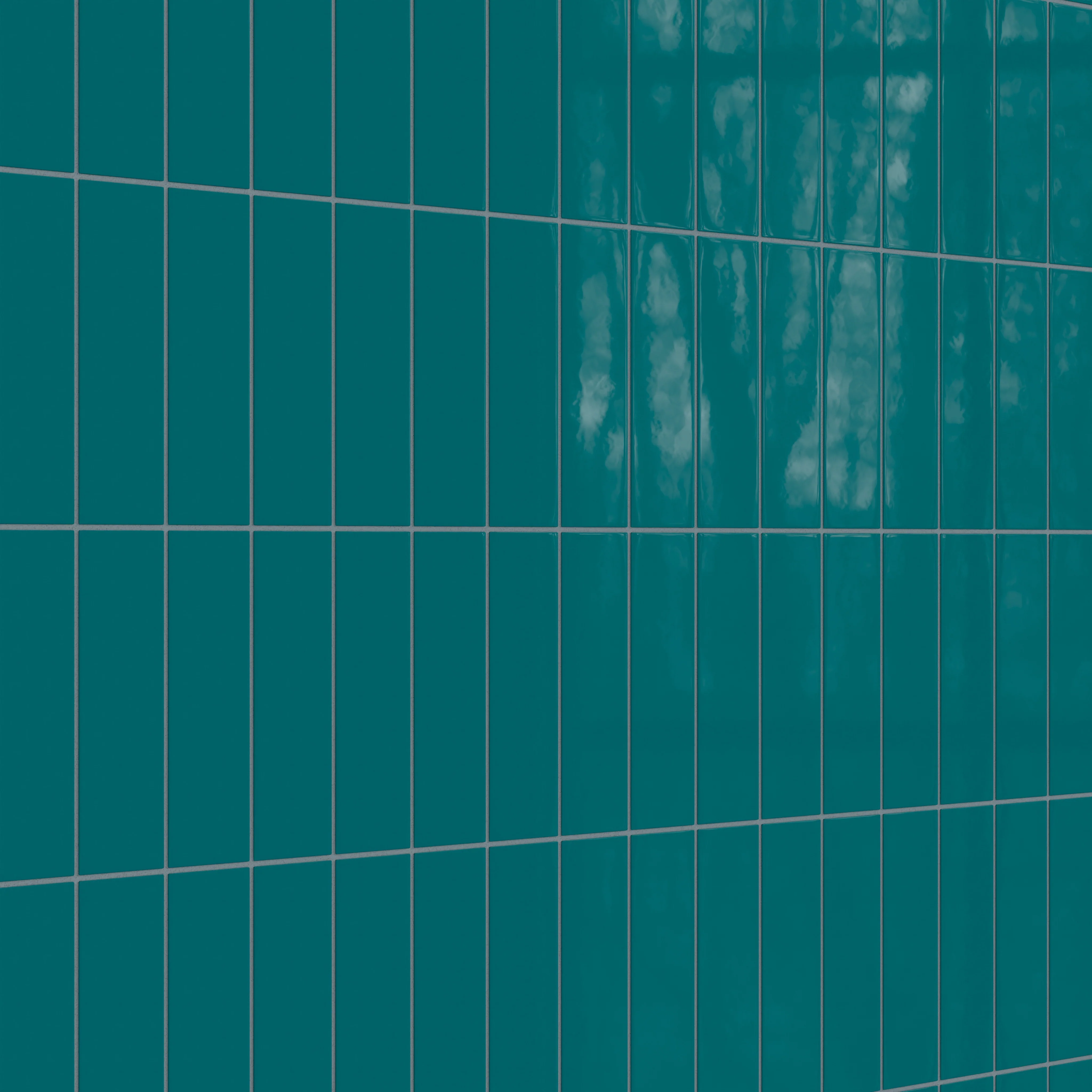 3x9 Natural Press Ceramic Tile in Maya Blue Gloss - Rockland Interiors Inc.