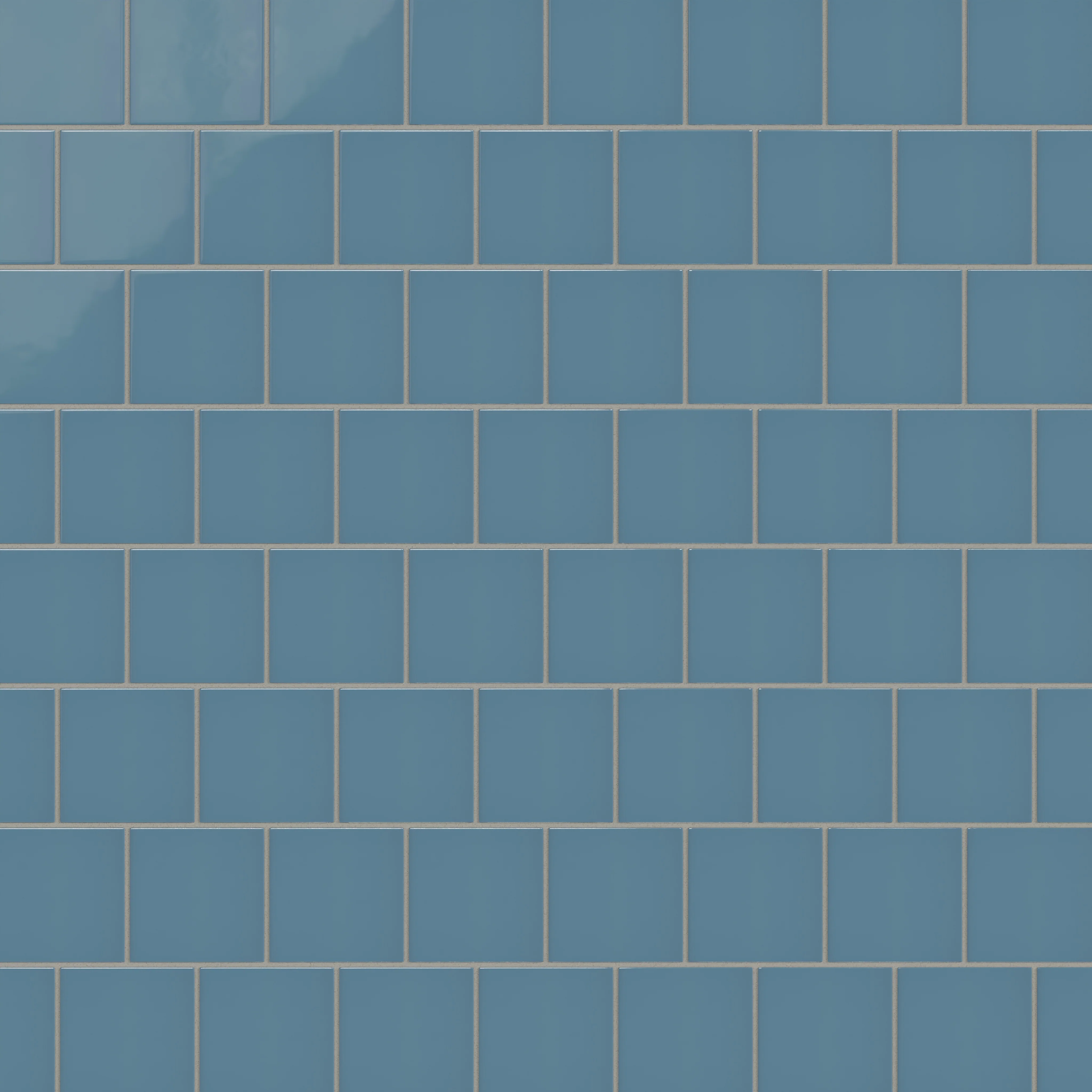 4x4 Natural Press Ceramic Tile in Azurite Gloss - Rockland Interiors Inc.