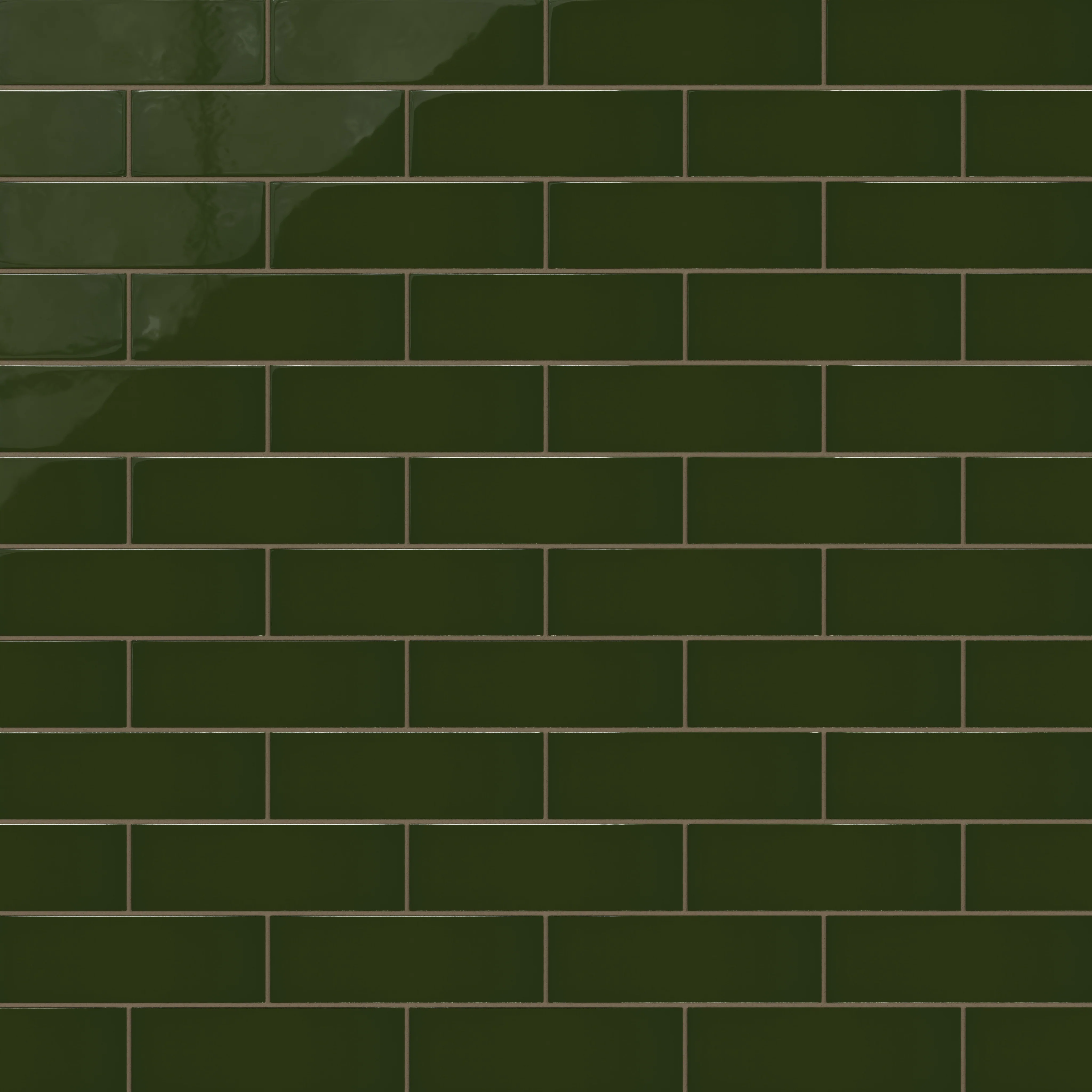 3x9 Natural Press Ceramic Tile in Green Apatite Gloss - Rockland Interiors Inc.
