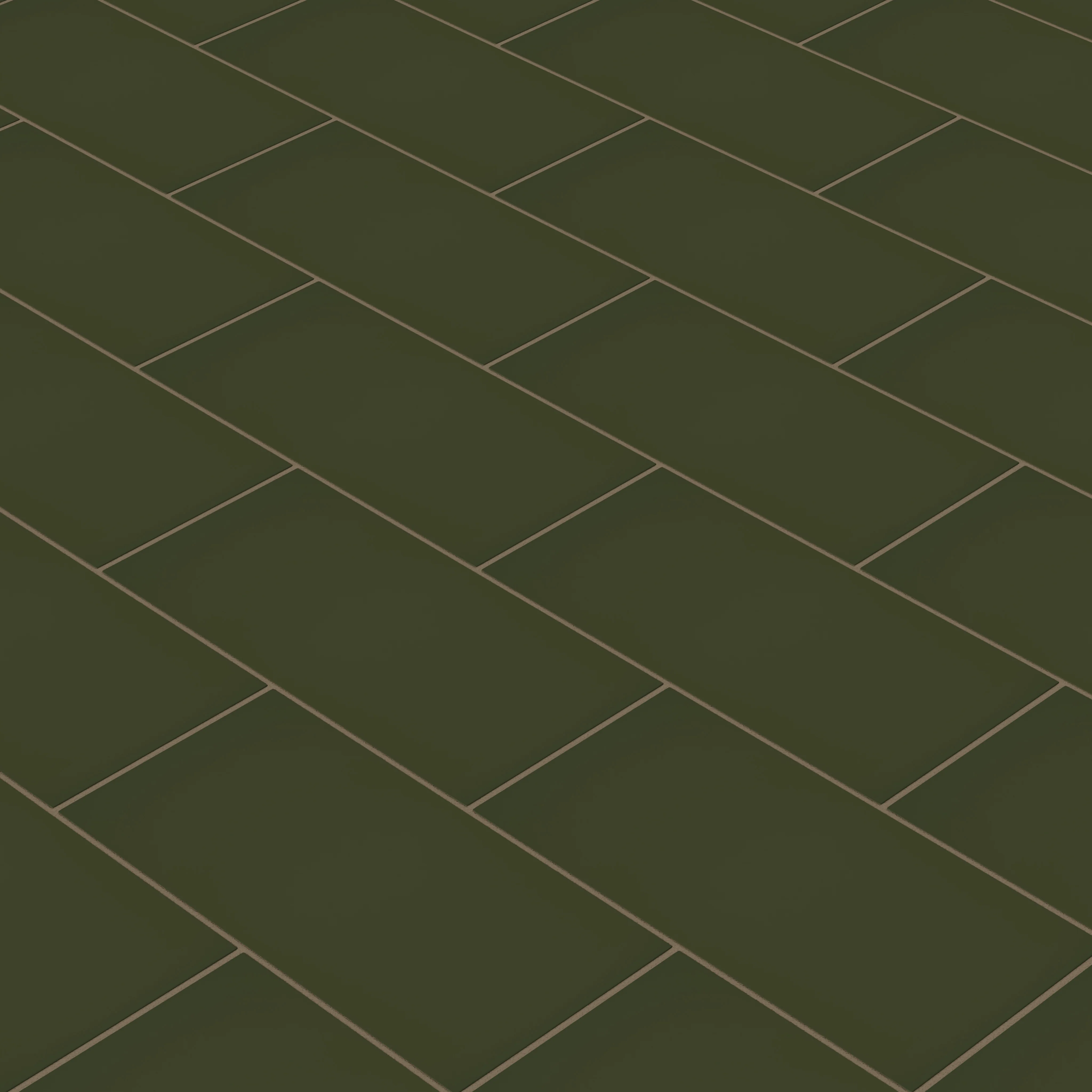 6x12 Natural Press Ceramic Tile in Green Apatite Matte - Rockland Interiors Inc.