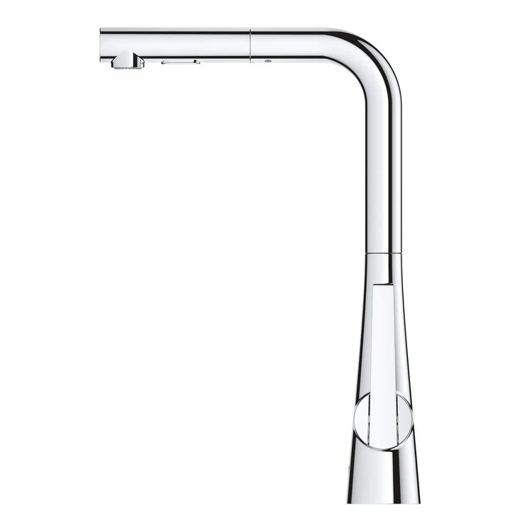 Zedra/Ladylux Single Handle Pull-Out Kitchen Faucet with Dual-Function Spray Head - Rockland Interiors Inc.