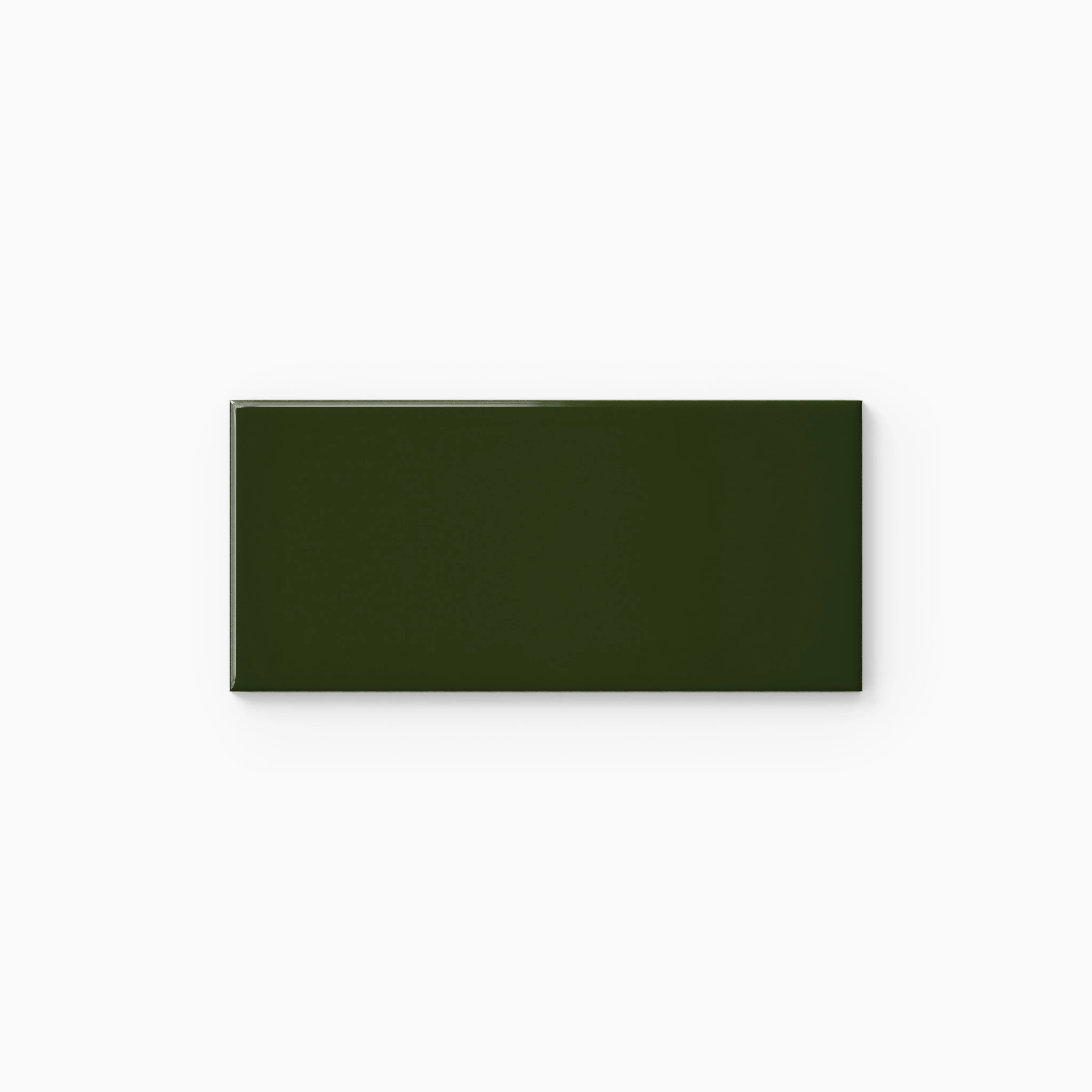 3x6 Natural Press Ceramic Tile in Green Apatite Gloss - Rockland Interiors Inc.
