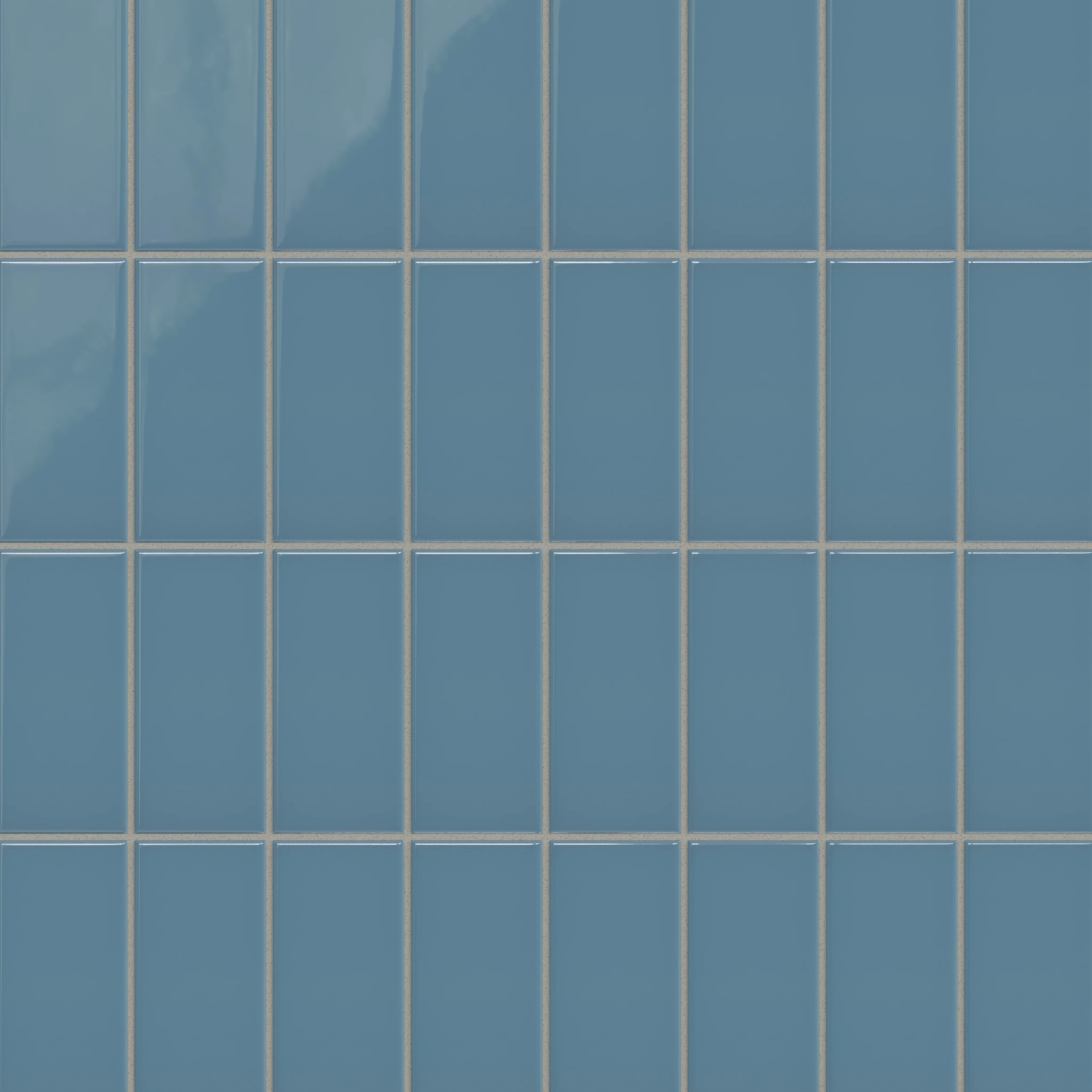 3x6 Natural Press Ceramic Tile in Azurite Gloss - Rockland Interiors Inc.