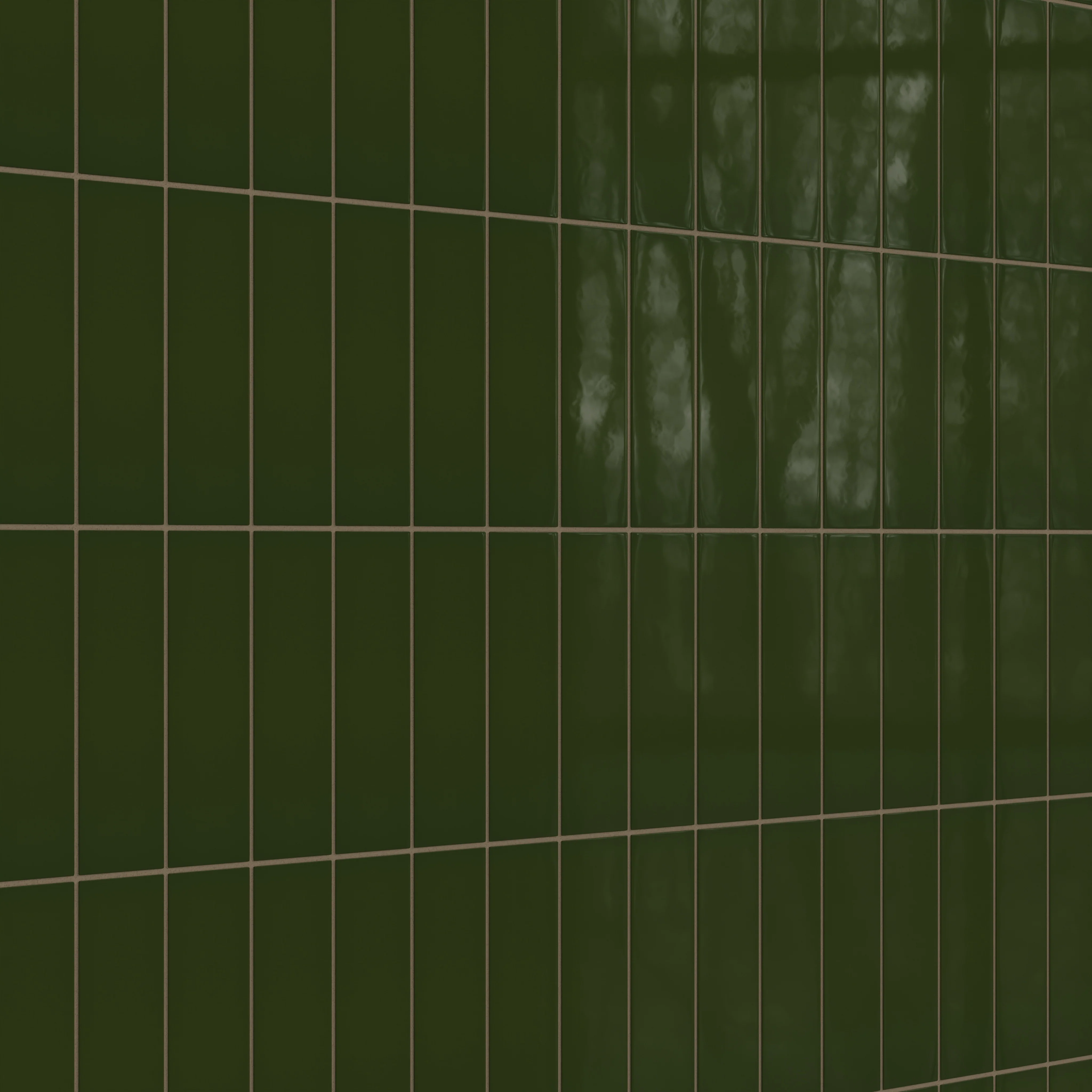 3x9 Natural Press Ceramic Tile in Green Apatite Gloss - Rockland Interiors Inc.