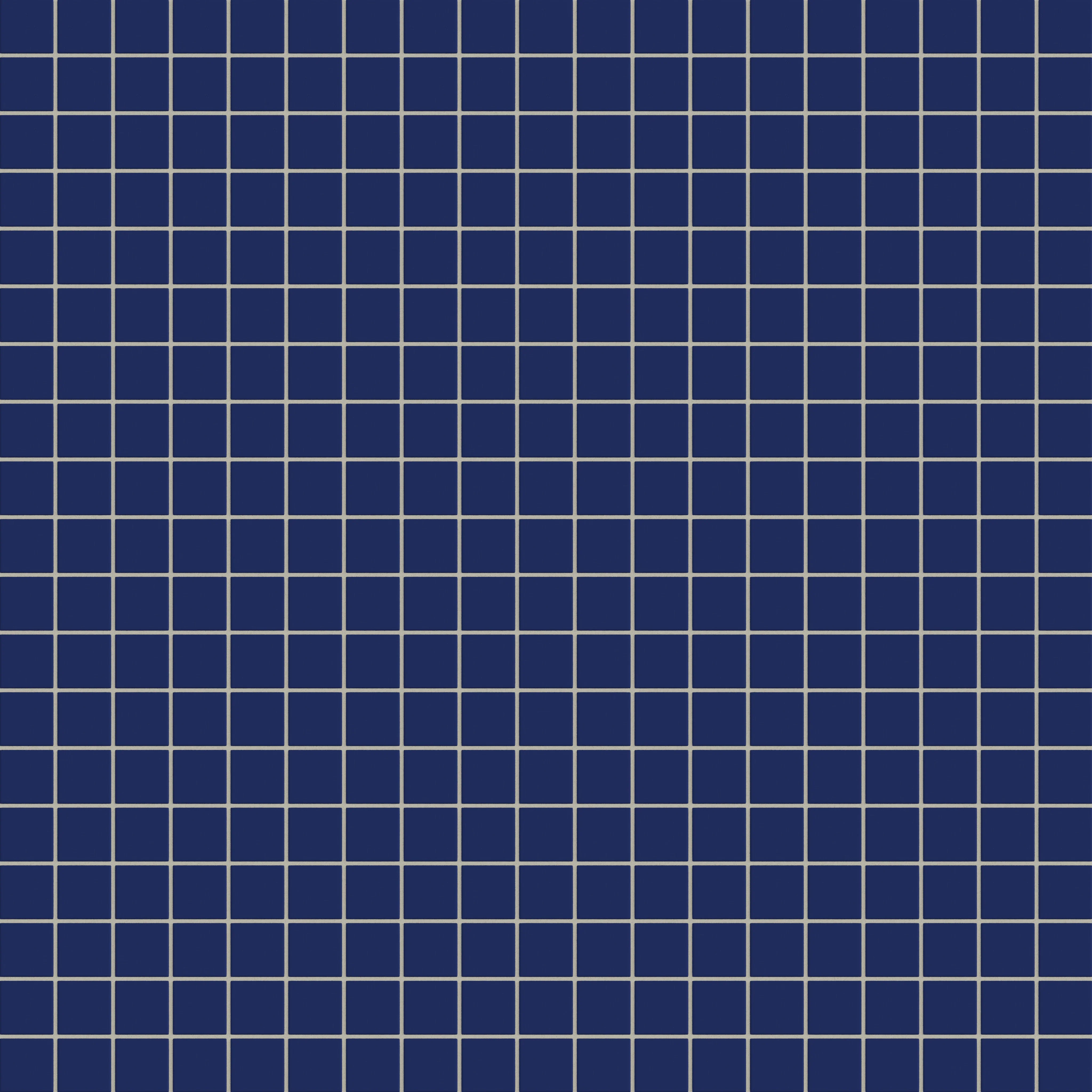 2x2 Straight Set Sheeted Natural Press Ceramic Mosaic Tile in Ultramarine Matte - Rockland Interiors Inc.