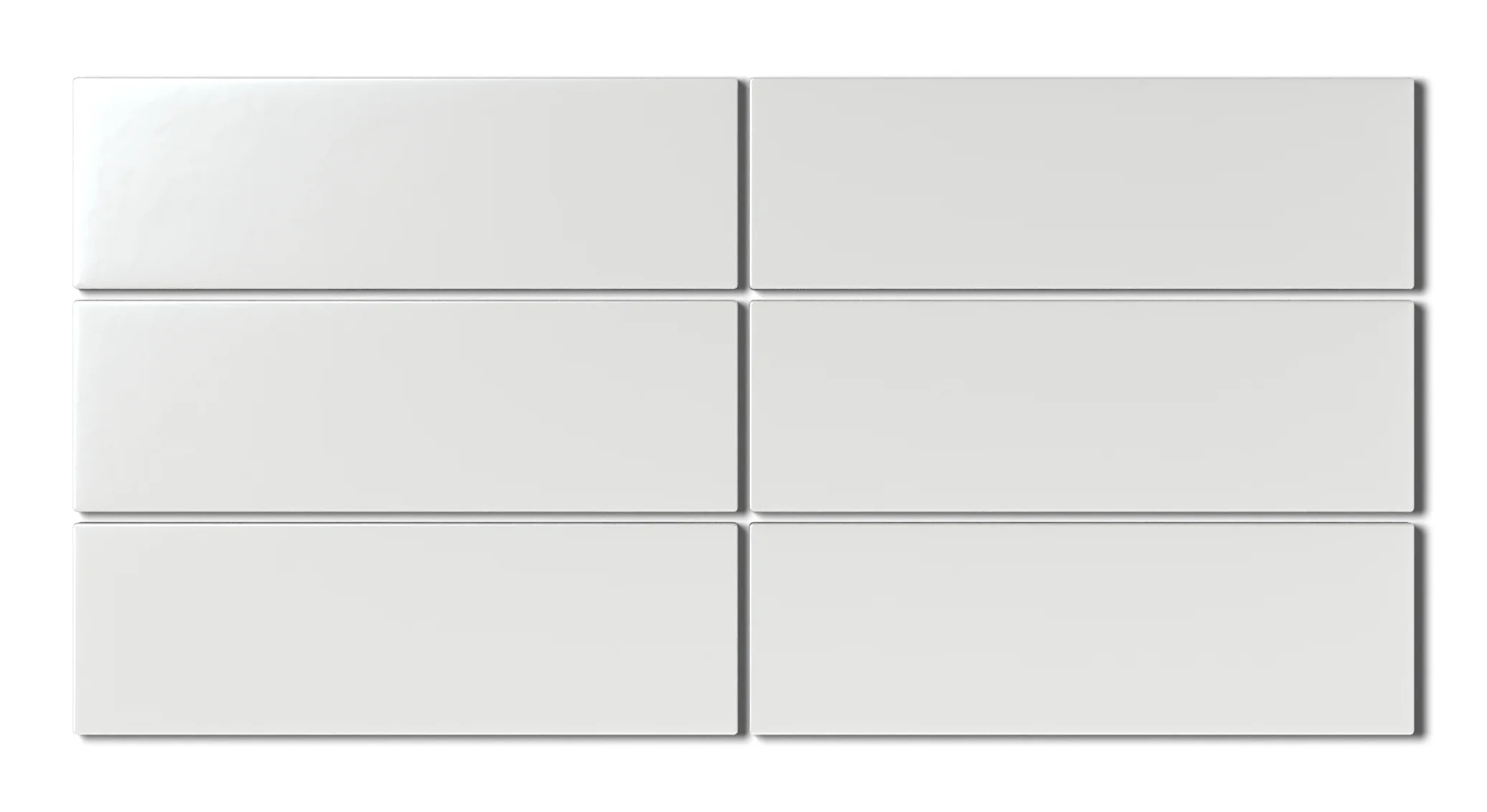 3x9 Natural Press Ceramic Tile in Zinc Matte - Rockland Interiors Inc.