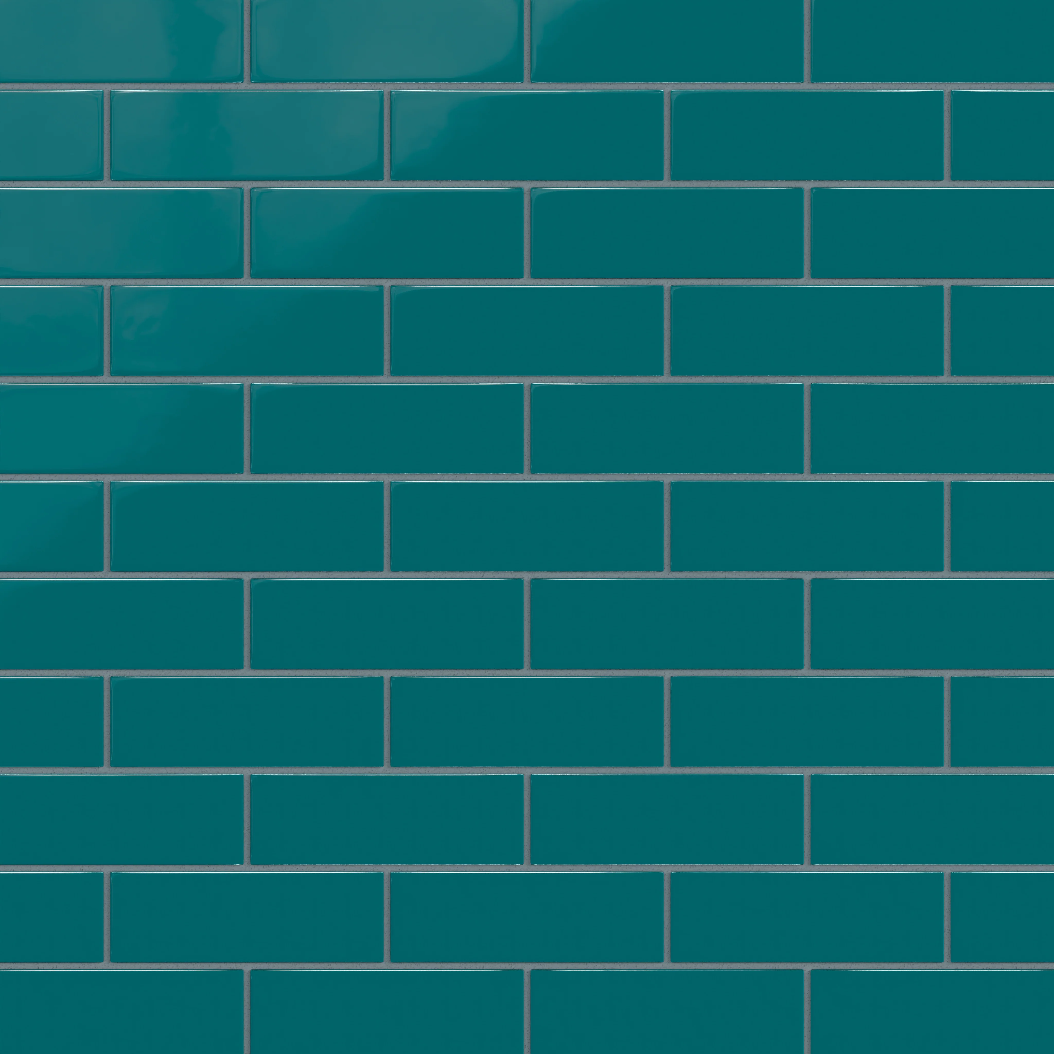 2x6 Natural Press Ceramic Tile in Maya Blue Gloss - Rockland Interiors Inc.