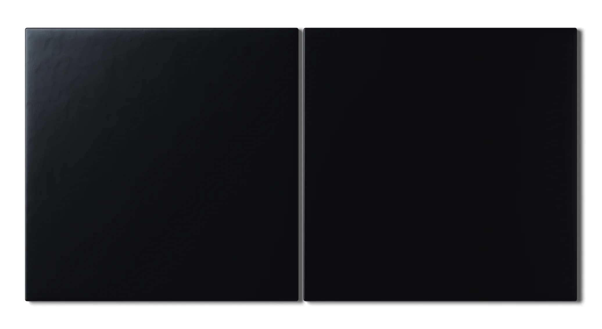 12x12 Natural Press Ceramic Tile in Bone Black Matte - Rockland Interiors Inc.