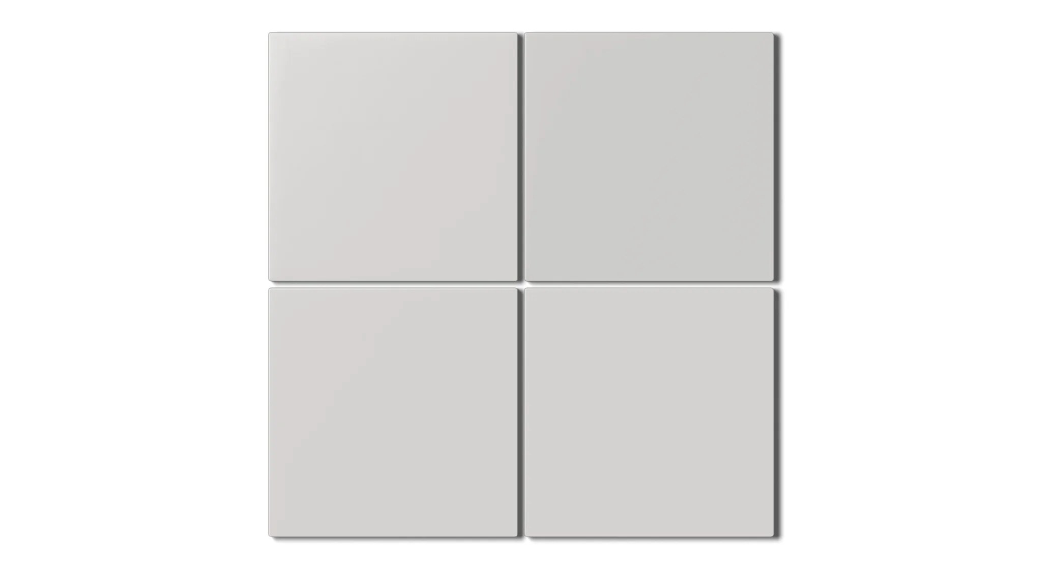 6x6 Natural Press Ceramic Tile in Cloud Cover Matte - Rockland Interiors Inc.